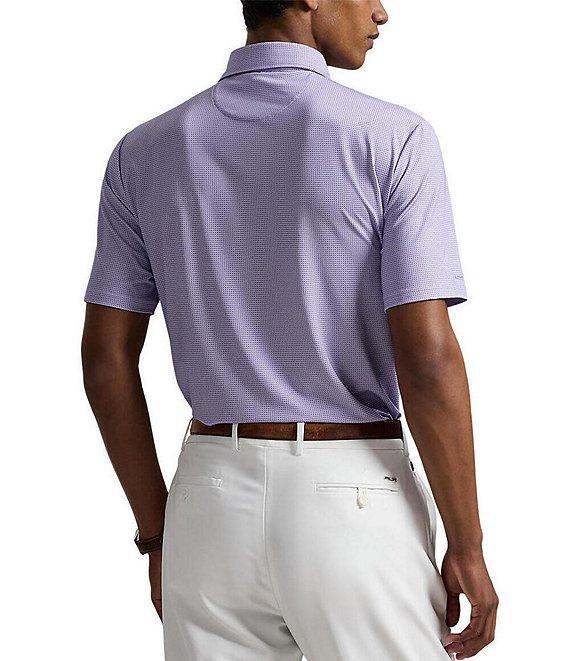 Polo Ralph Lauren RLX Golf Classic Fit Geo Print Performance Stretch Short Sleeve Polo Shirt Product Image