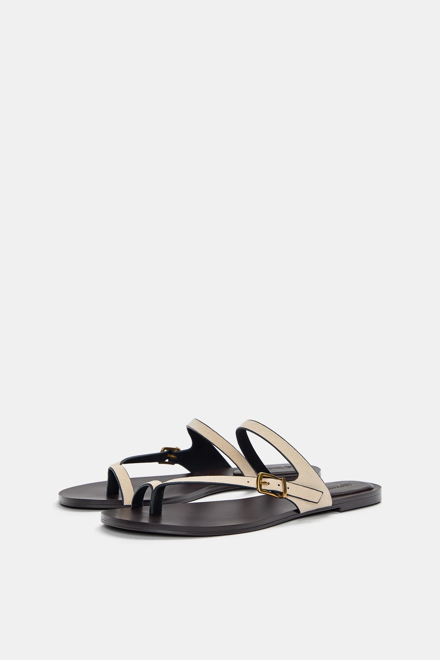 Flat sandals with straps Product Image