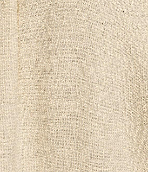 Rowm Long Sleeve Solid Slub Button Front Woven Shirt Product Image