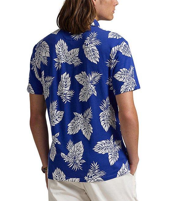 Polo Ralph Lauren Monstera Spa Terry Short Sleeve Polo Shirt Product Image