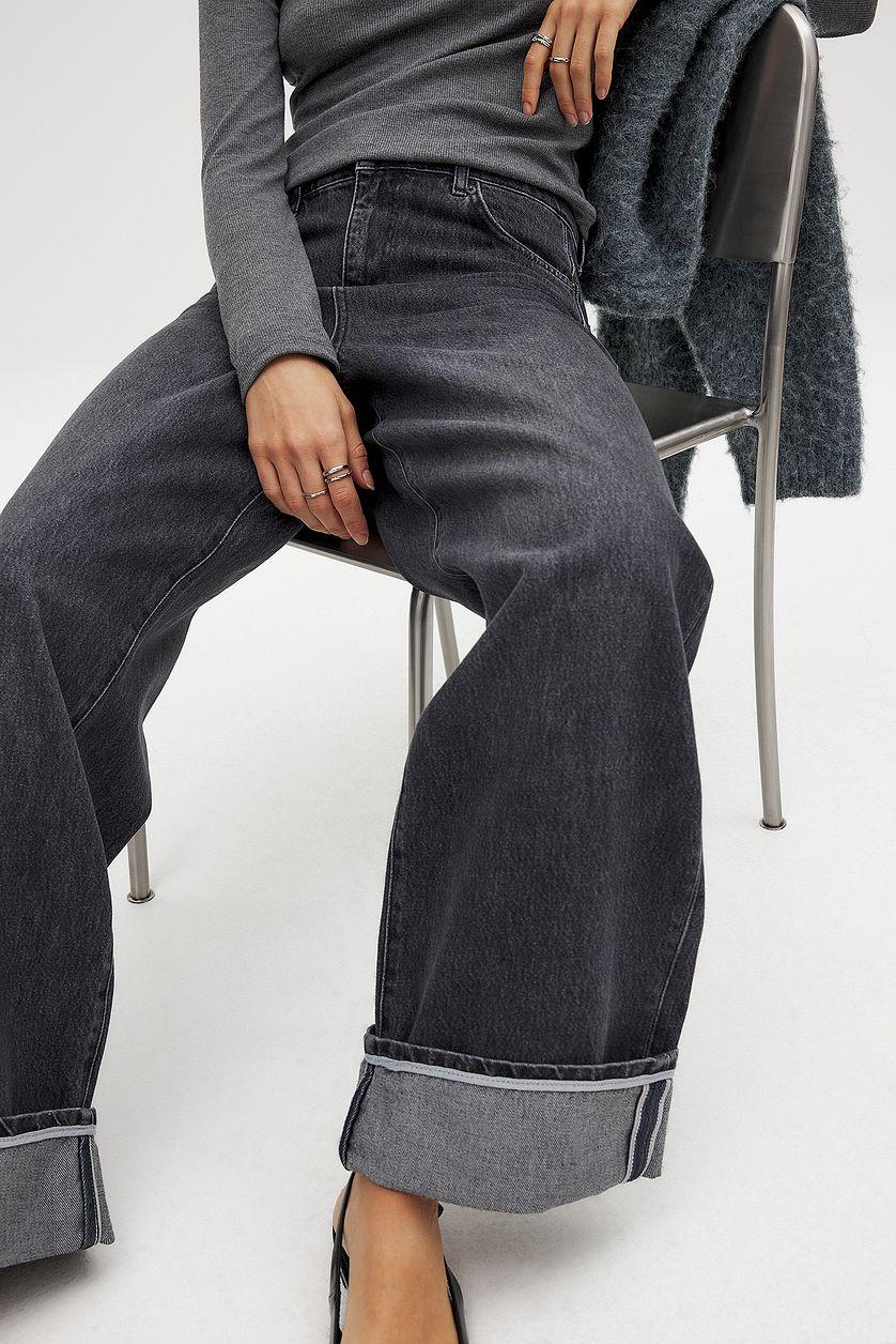 Fold Up Loose Denim Blue Product Image