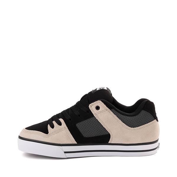 Mens DC Pure Skate Shoe - Black / Gray / Brown Product Image