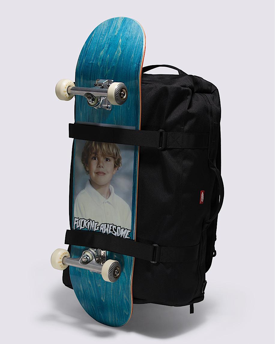 Skate Overnight Backpack in Black| Vans US Product Image