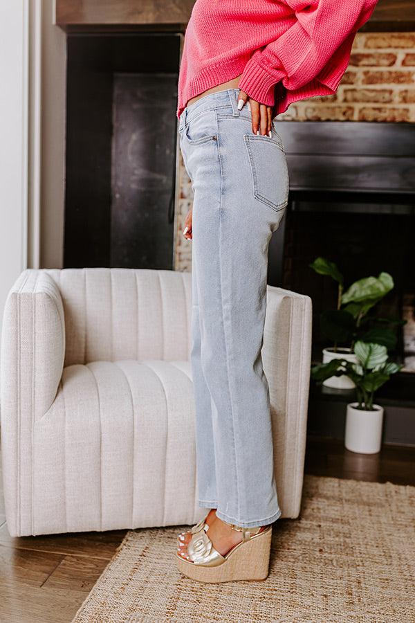 Just USA The Candice High Waist Straight Leg Jean Product Image