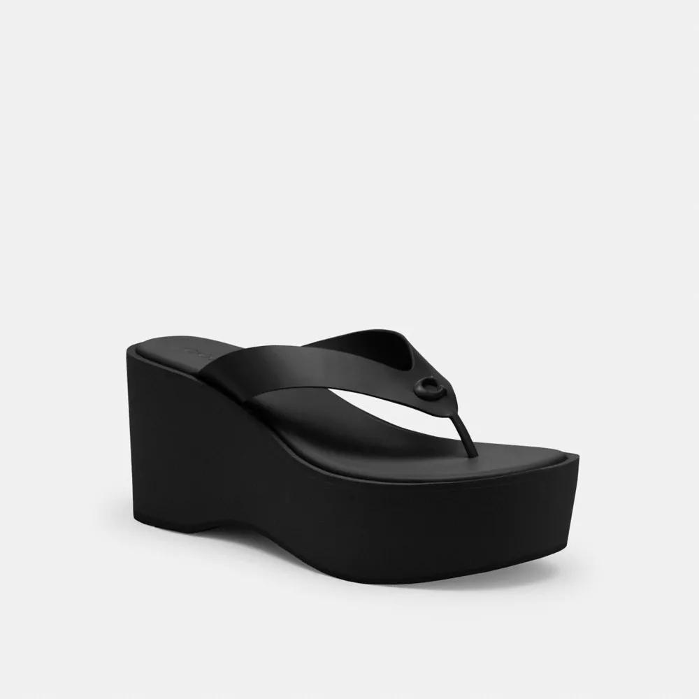 Sculpted C Platform Flip Flop Product Image