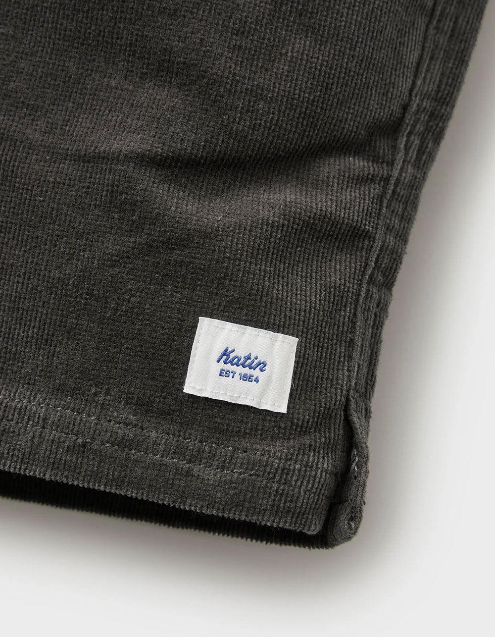 KATIN Cord Local Mens Shorts - WASHED BLACK Product Image