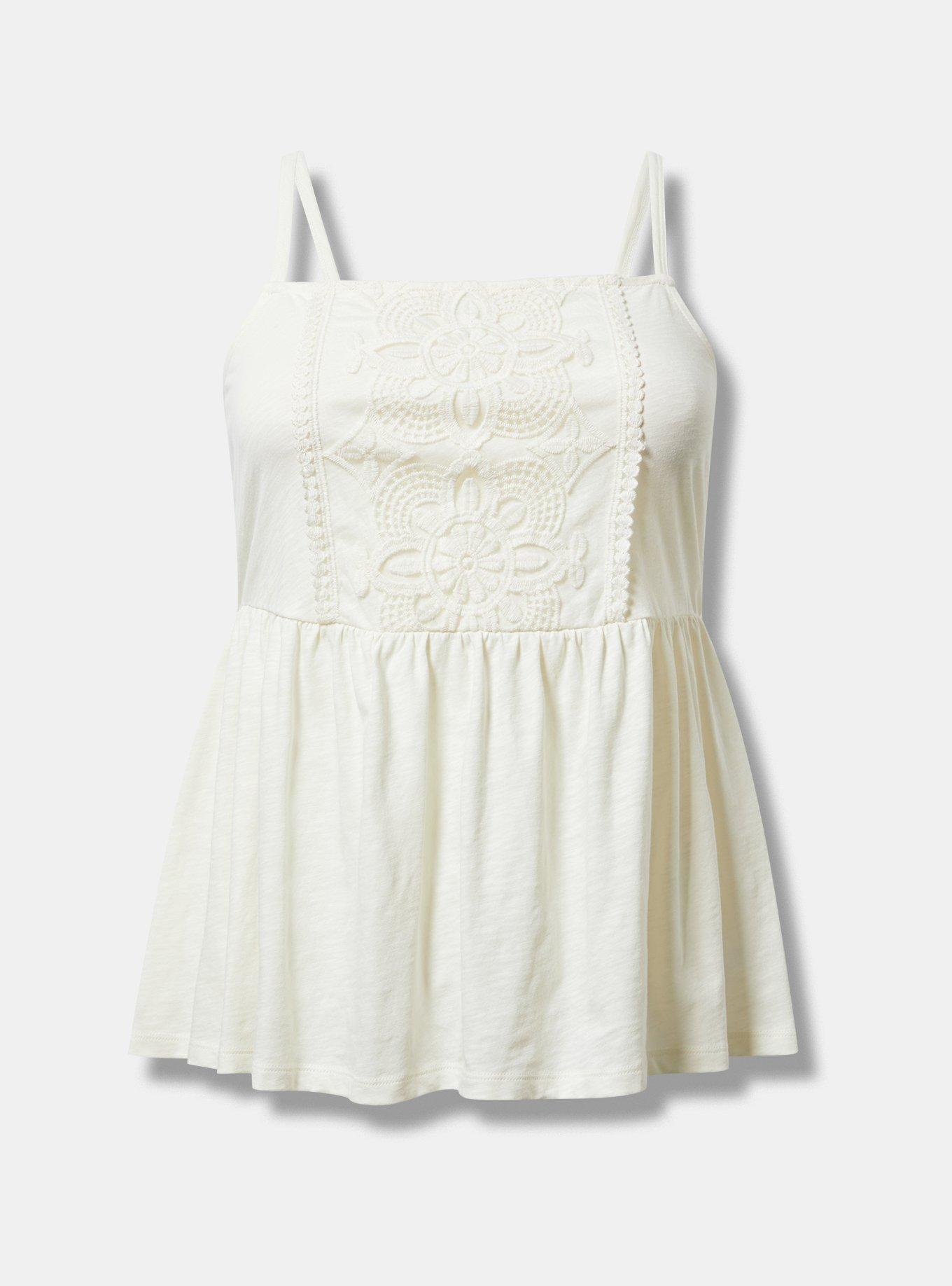 Crochet Babydoll Tank Product Image