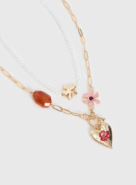 Decipher Necklace Gold Product Image