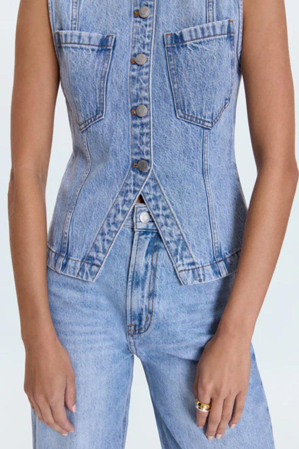 Gia Vest in Gaze Product Image