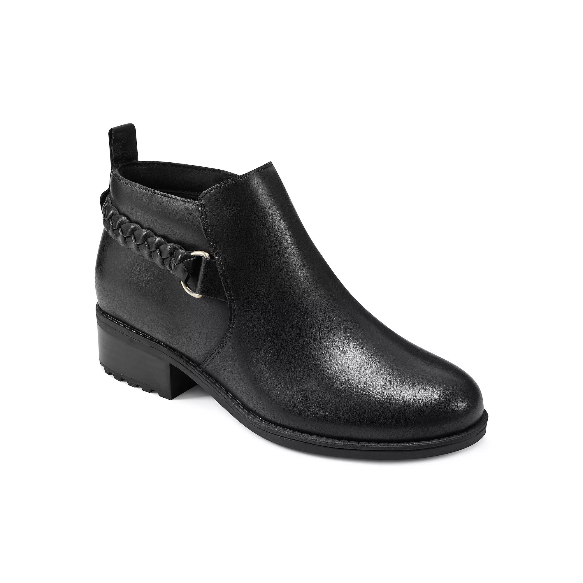 Easy Spirit Roslyn Women's Leather Ankle Boots, Size: 10, Medium Brown Leather Product Image