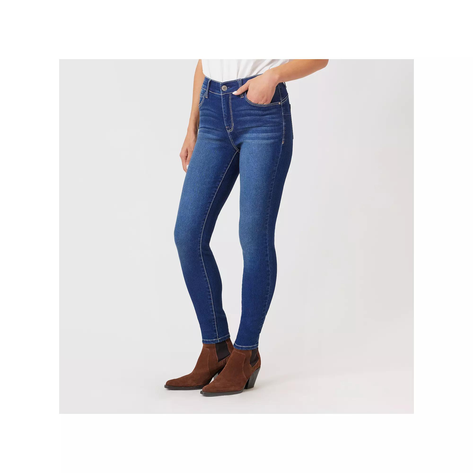 Women's Angels Forever Young Lift Mid Rise Skinny Jeans, Size: 8, Lizette Product Image