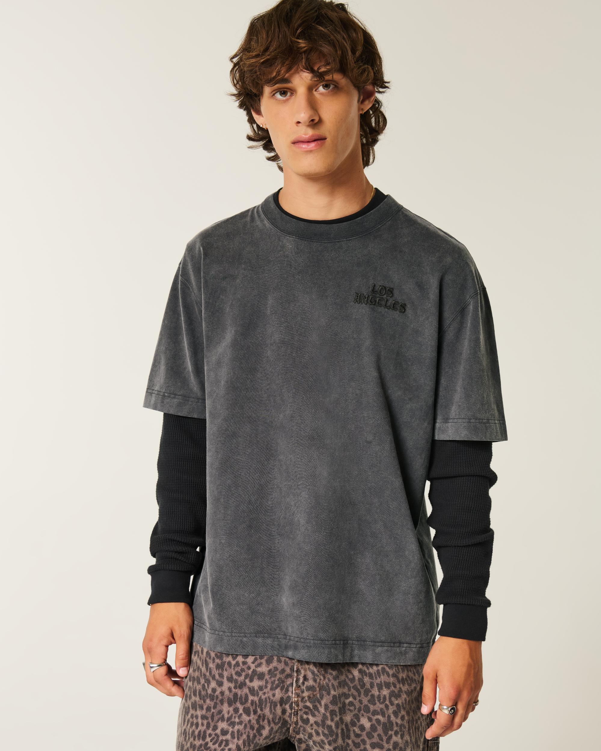 Boxy Heavyweight Los Angeles Graphic Tee Product Image