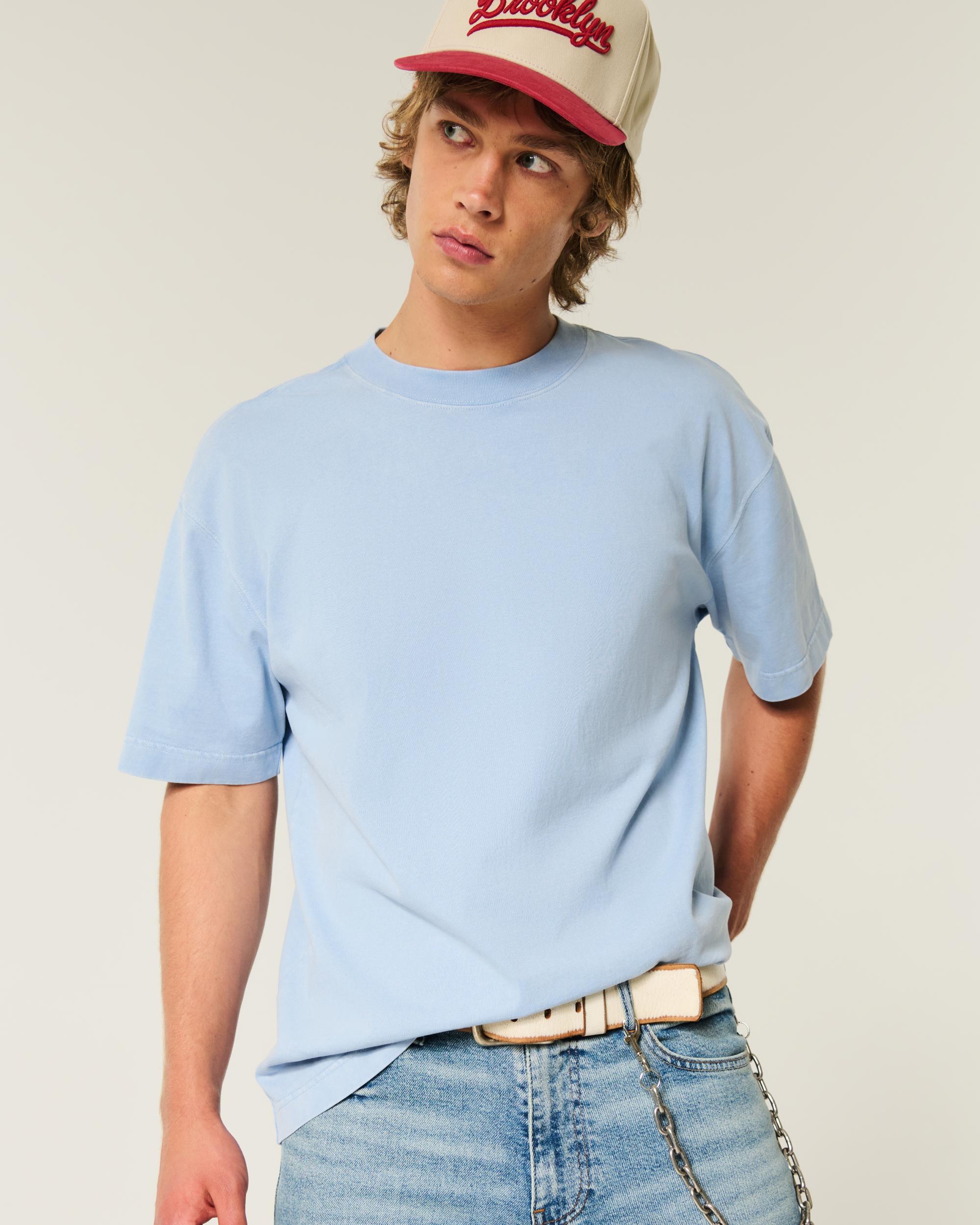 Dalix Mens Lil Smile Heavy Weight Cotton Tee Product Image