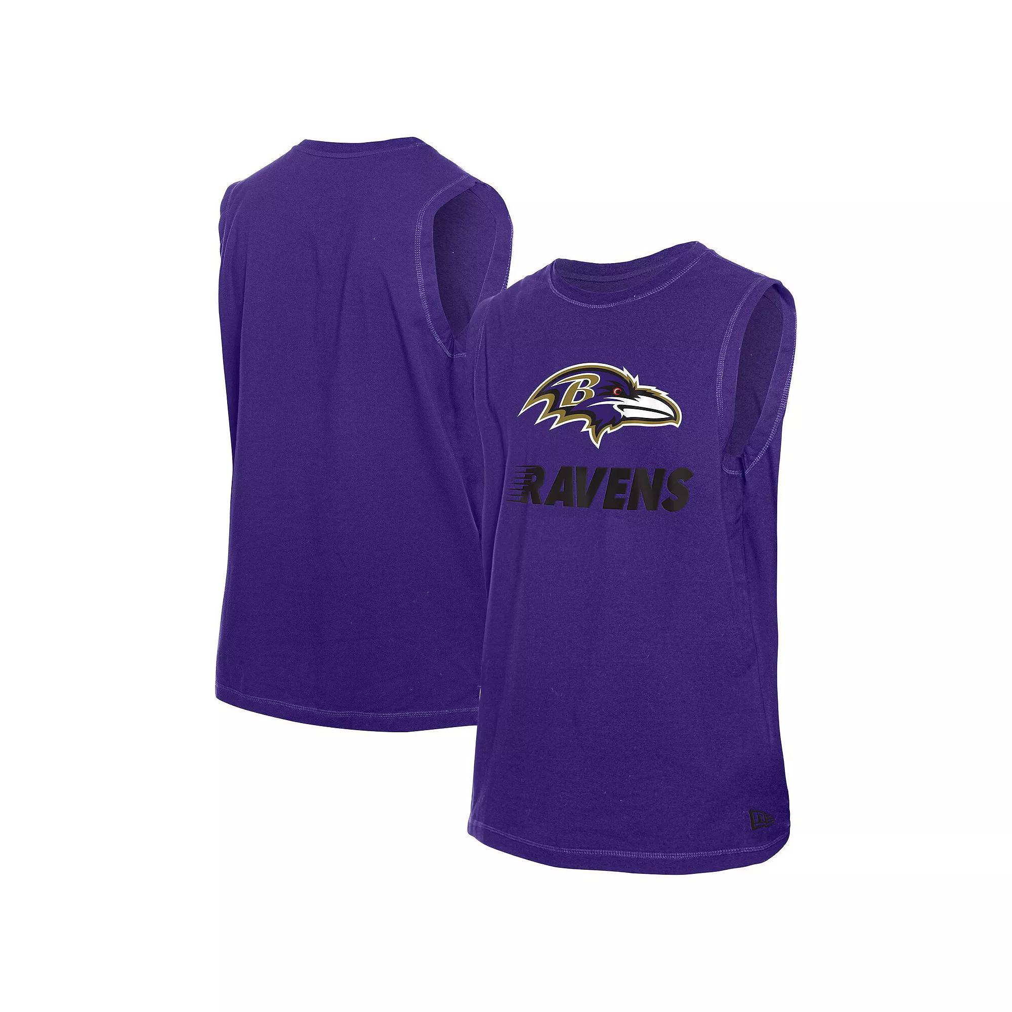 Men's New Era Purple Baltimore Ravens Leisure Collection Tank Top,  Product Image