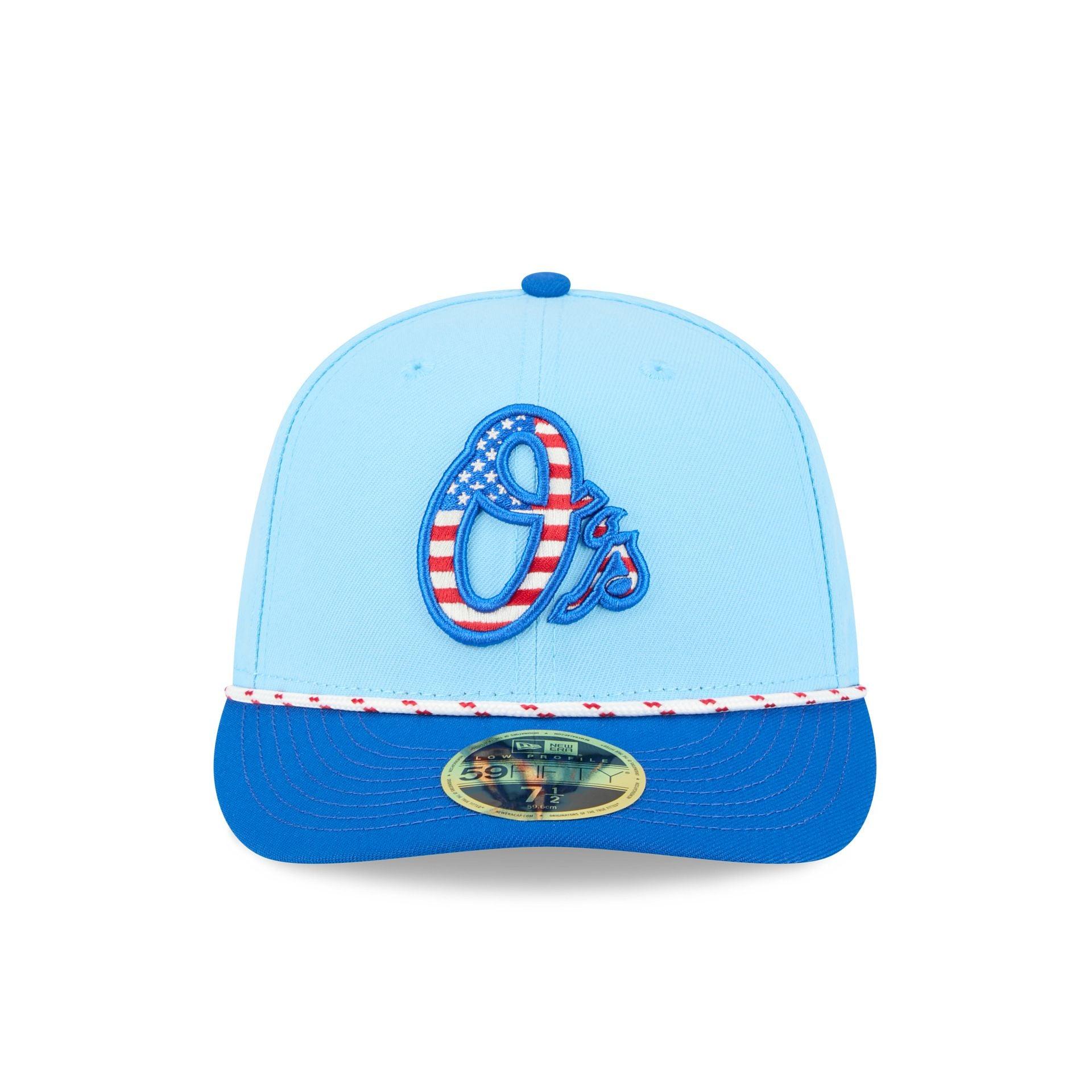 Baltimore Orioles Independence Day 2025 Low Profile 59FIFTY Fitted Hat Male Product Image