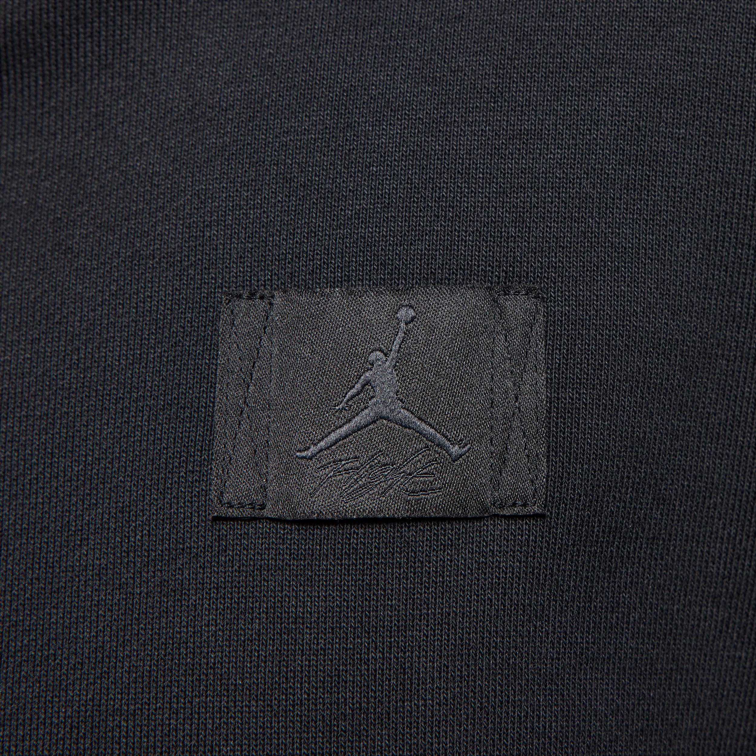 Womens Jordan Flight Fleece Cropped Satin-Lined Hoodie | IB9863-010 Product Image
