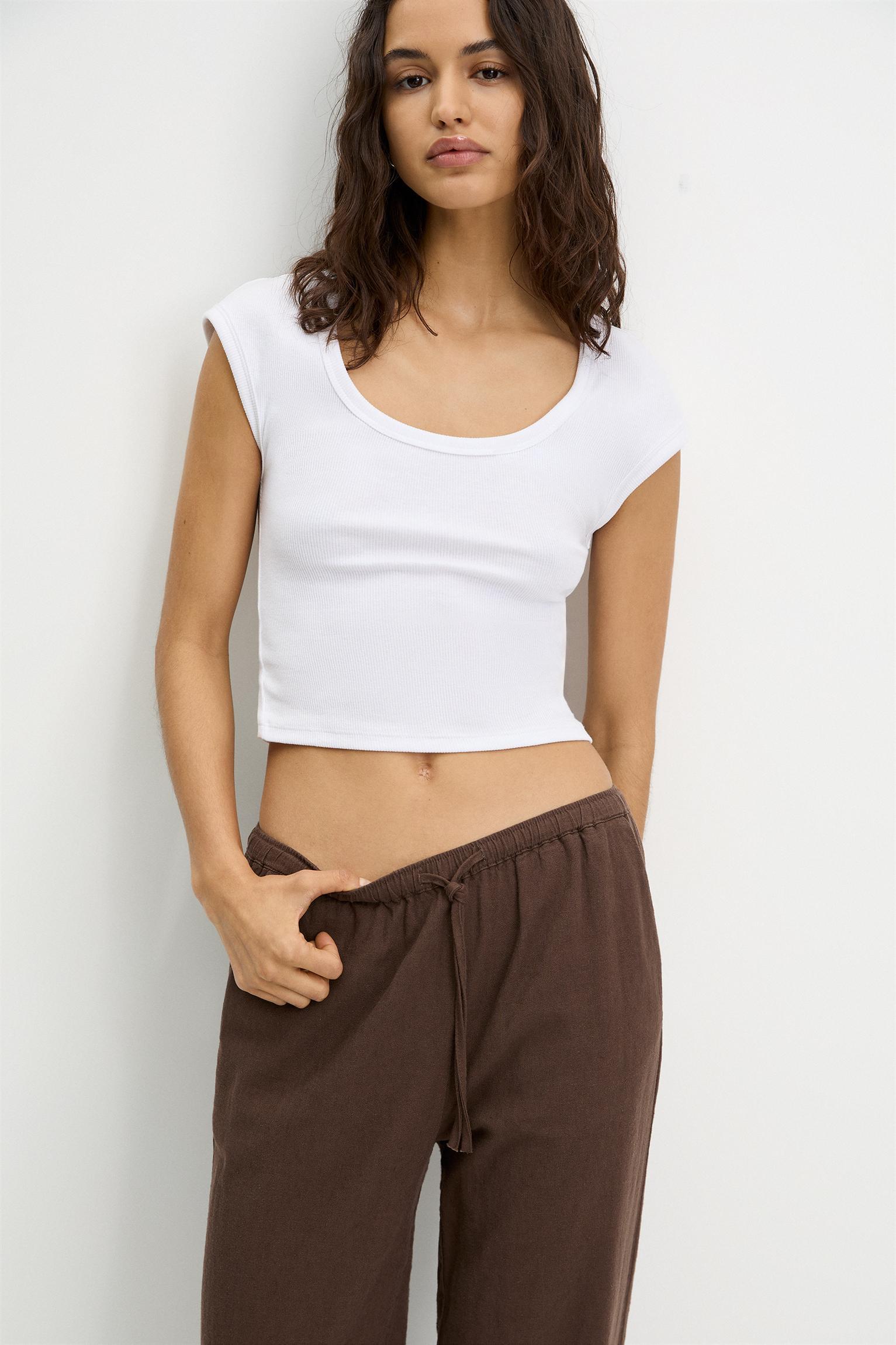 Linen blend sweatpants Product Image