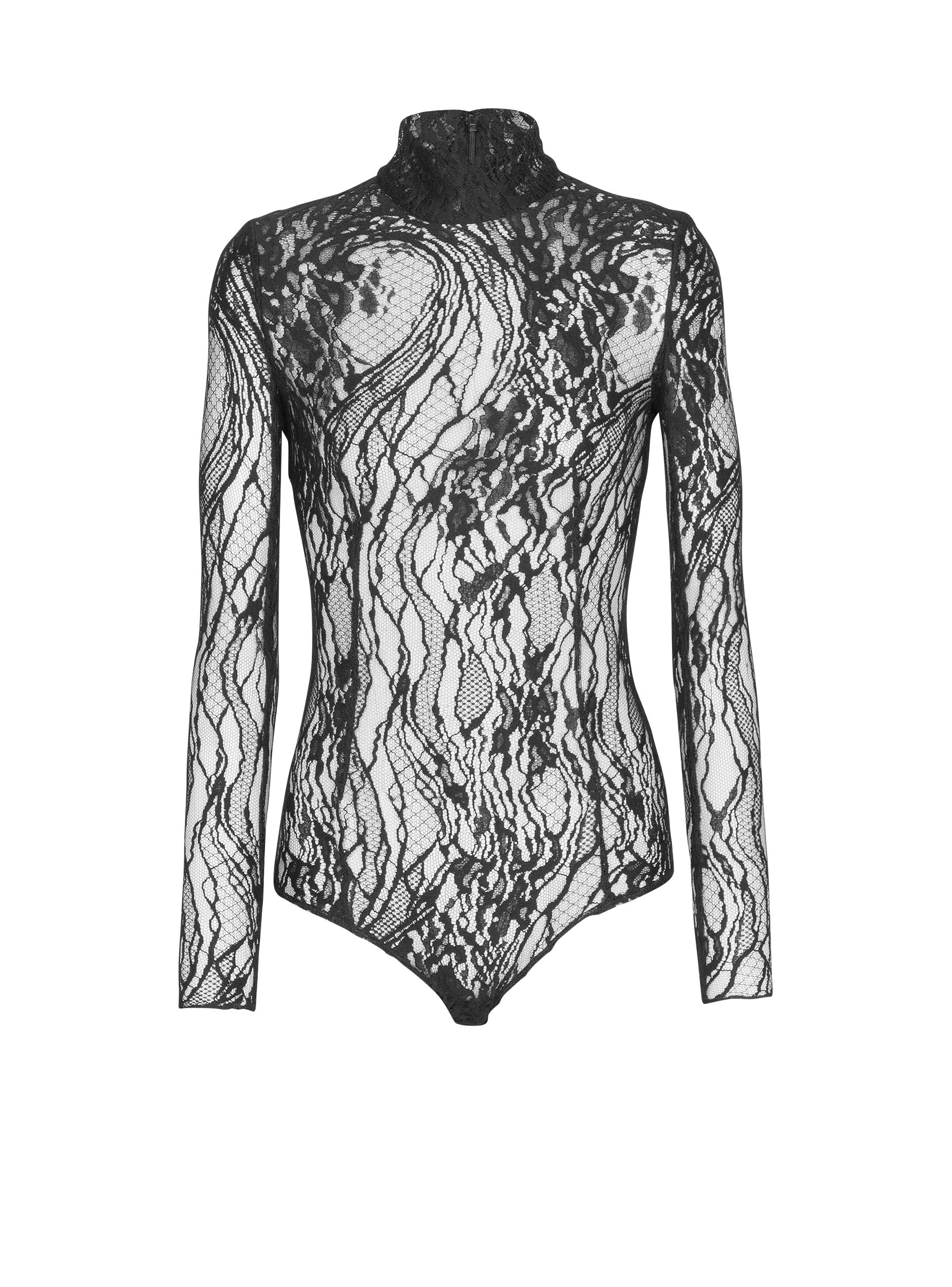 Long-sleeved lace body Product Image