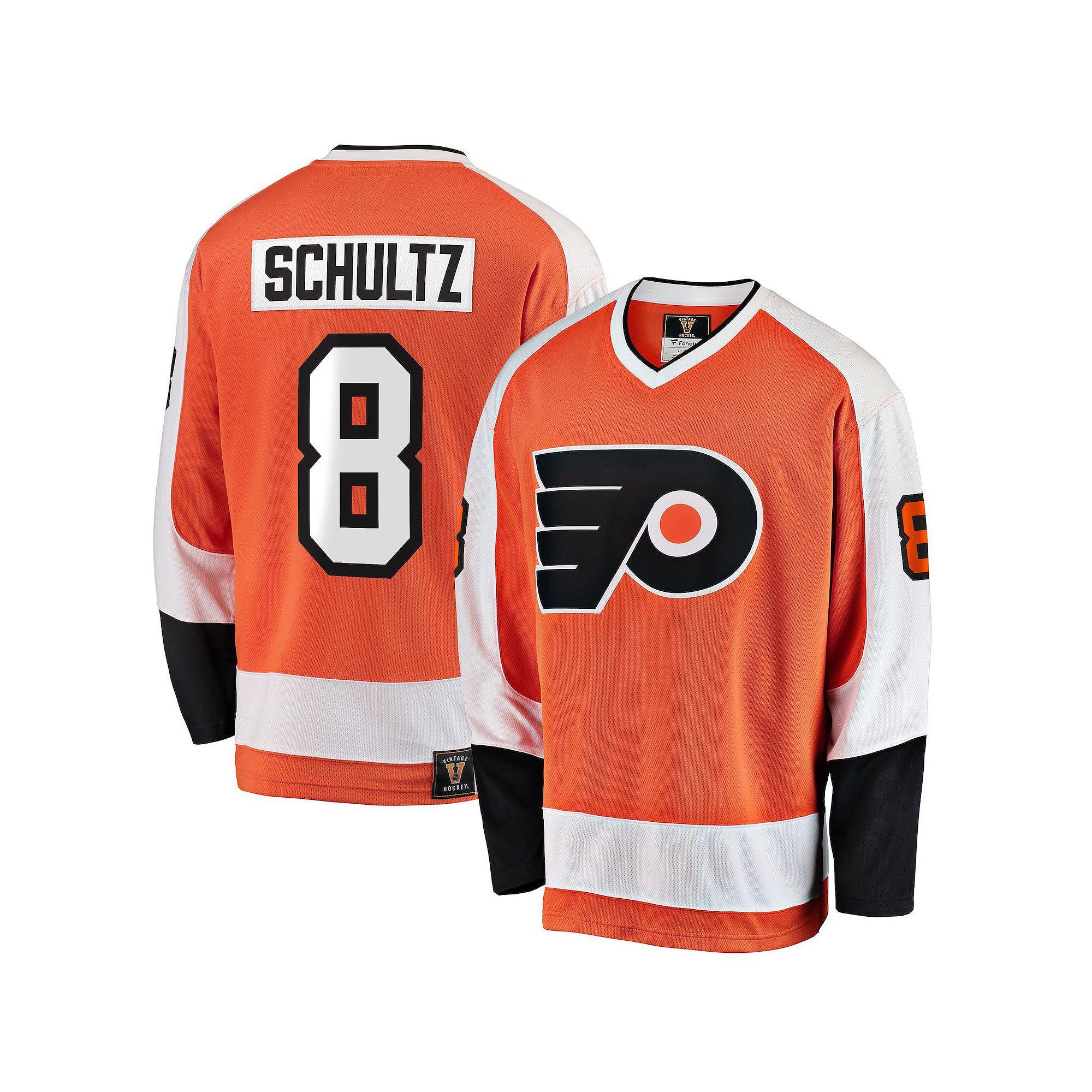 Men's Fanatics Branded Dave Schultz Orange Philadelphia Flyers Premier Breakaway Retired Player Jersey,  Product Image