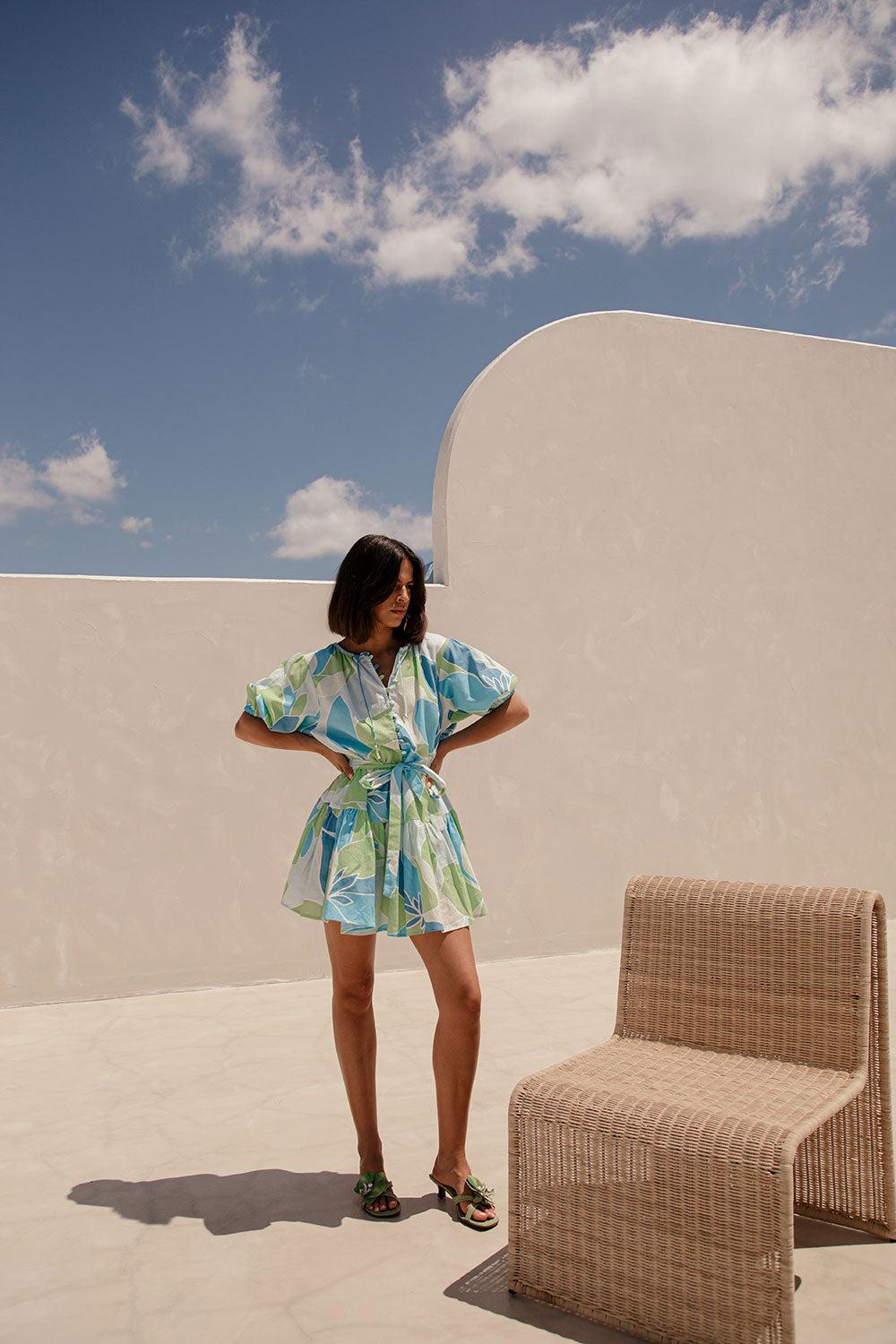 Tenaya Dress - Magnolia Blue Product Image