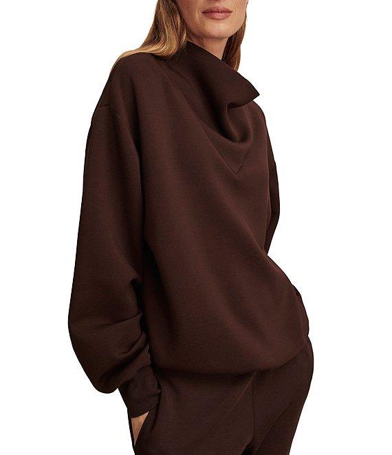 Varley Betsy Sweat Cowl High Neck Shirt Product Image