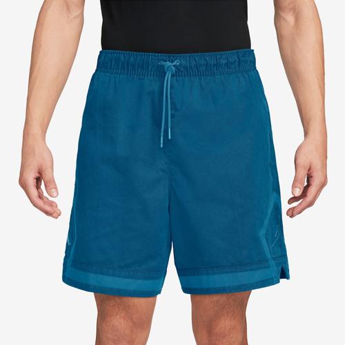 Jordan Mens Jordan Essential Statement Washed Diamond Shorts - Mens Blue/Blue Product Image