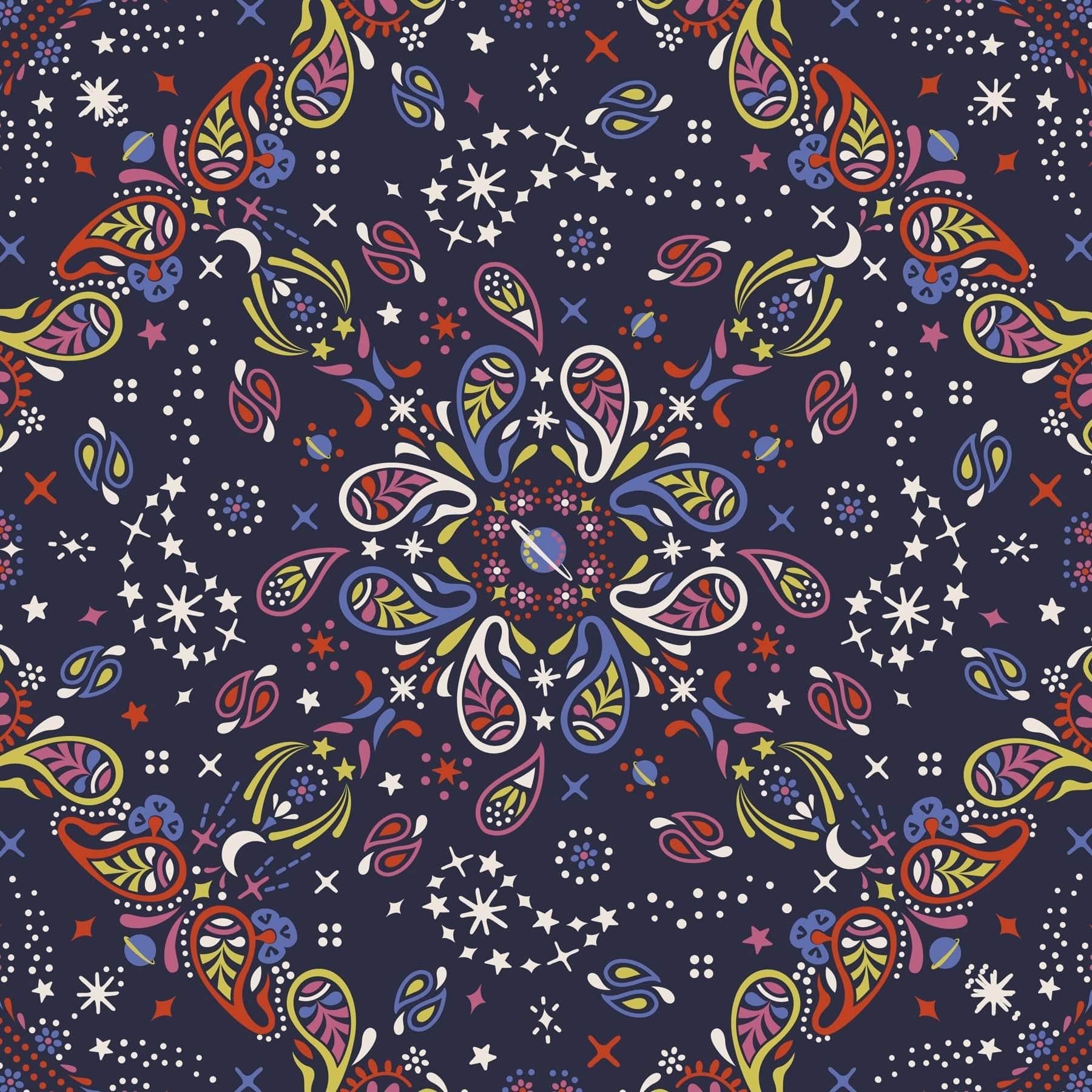 Vera Bradley Large Miramar Weekender Women in Starry Paisley Blue Product Image