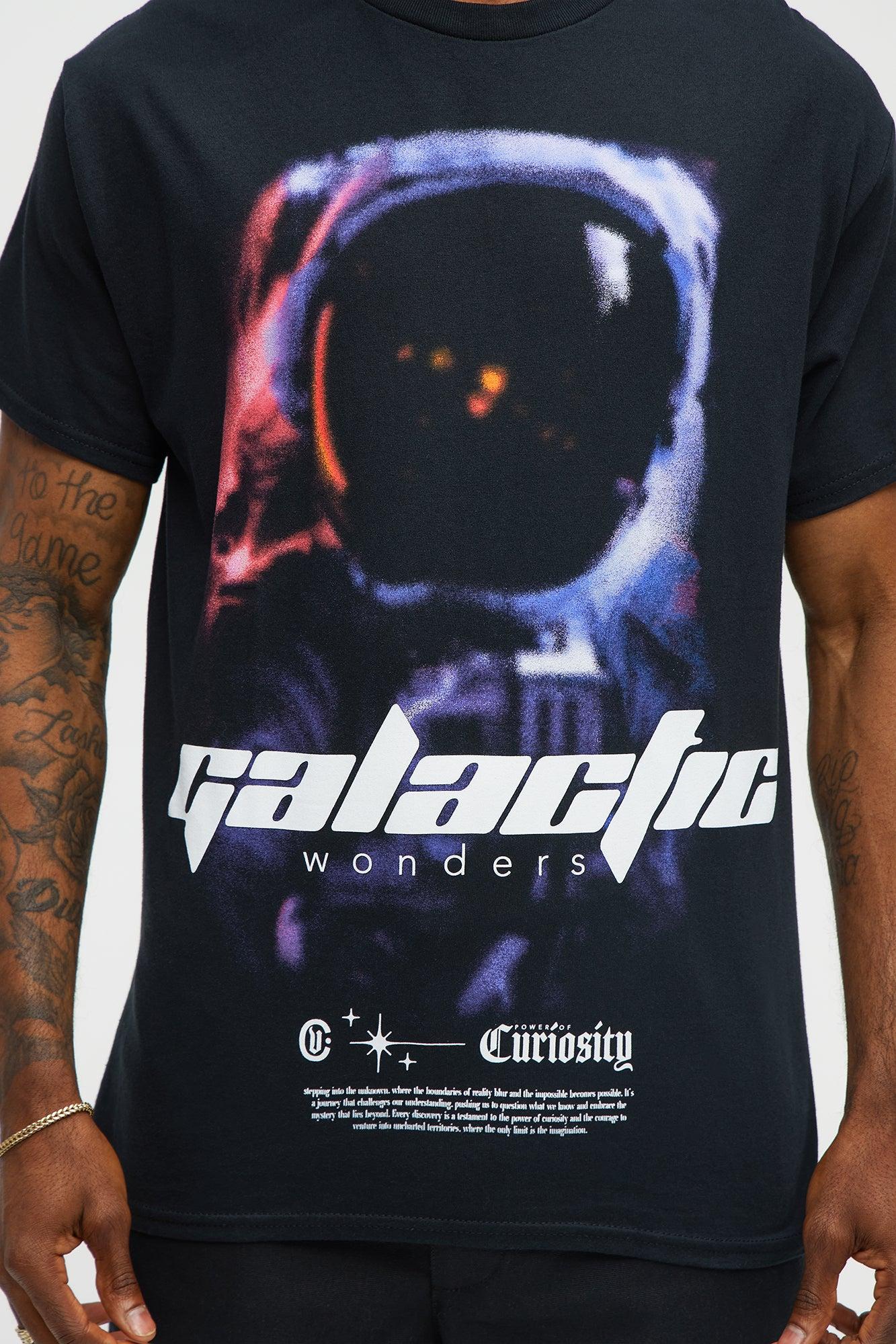 Galactic Travel Short Sleeve Tee - Black Male Product Image