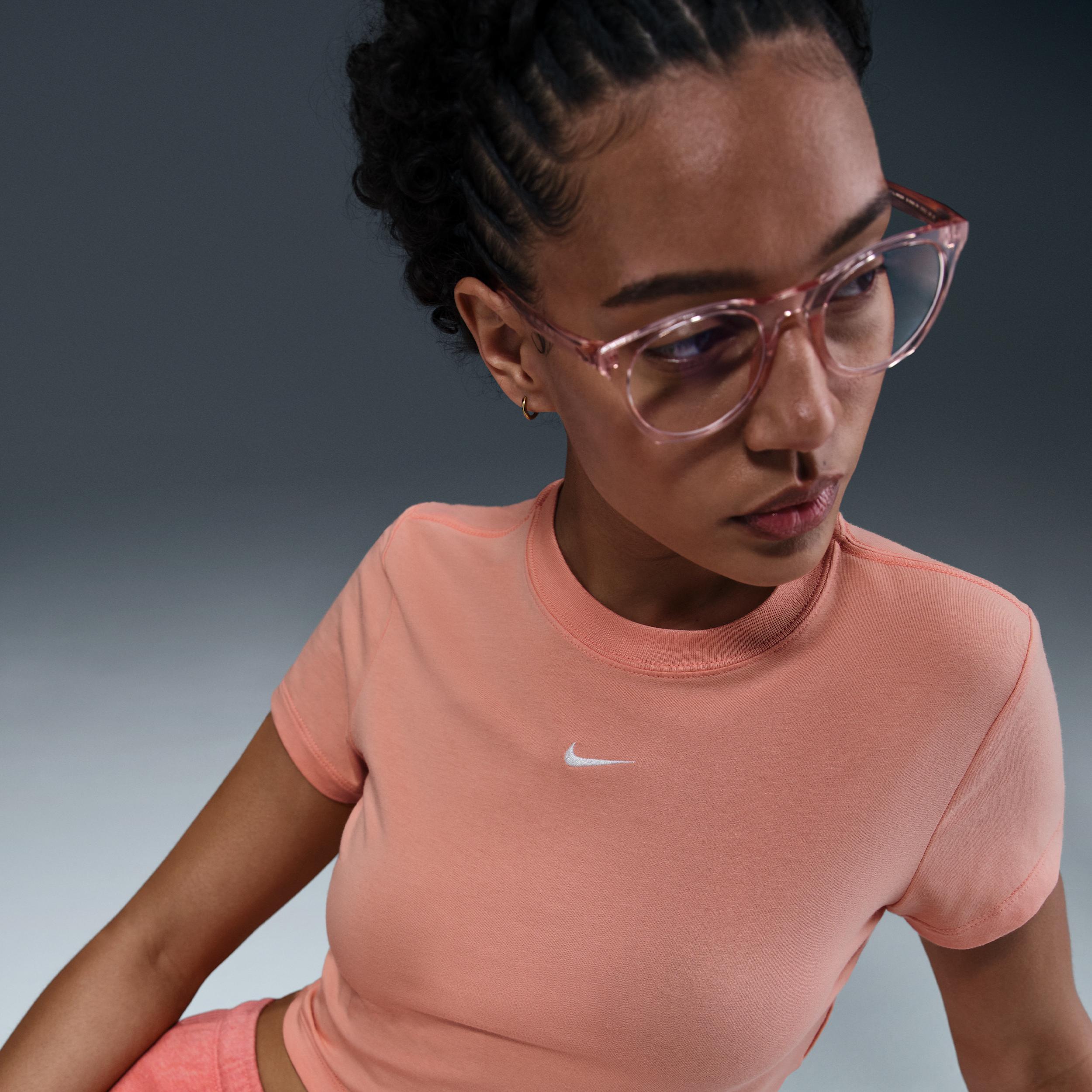 Women's Nike Sportswear Chill Knit Cropped T-Shirt Product Image