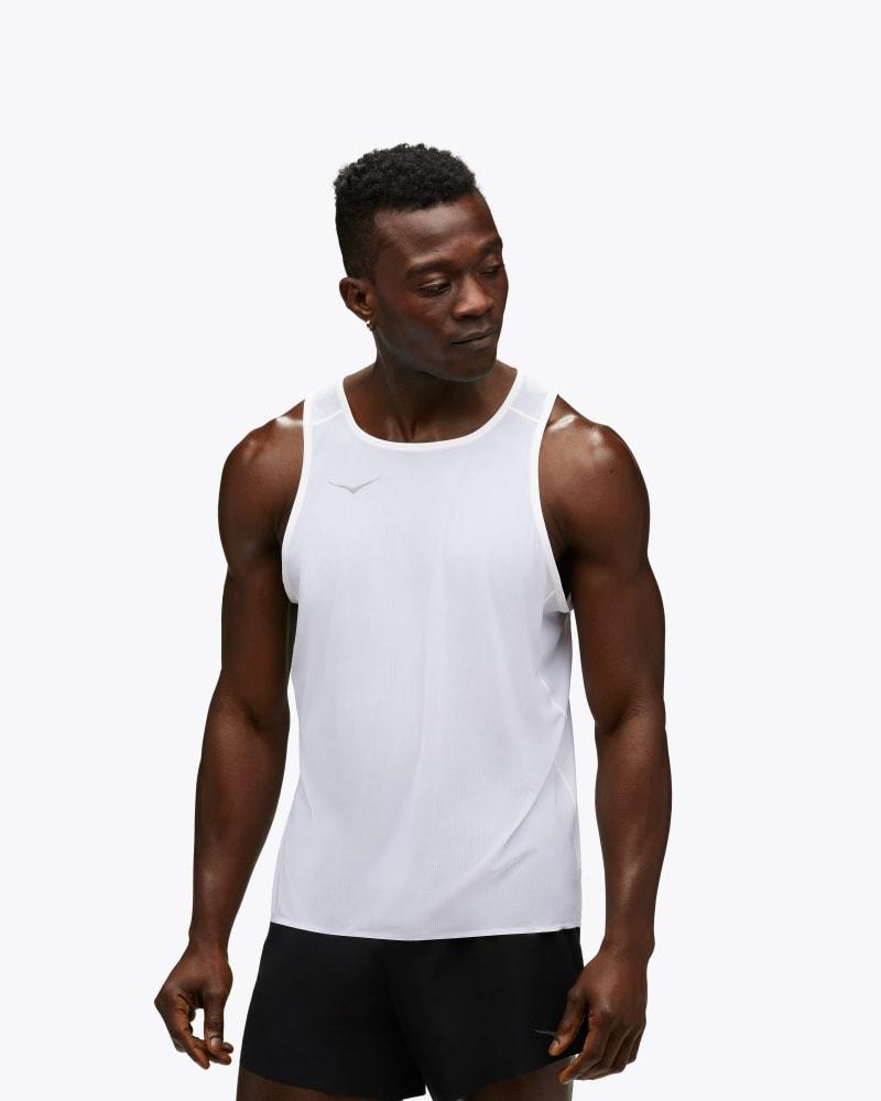 HOKA Mens Airolite Run Tank Top Product Image
