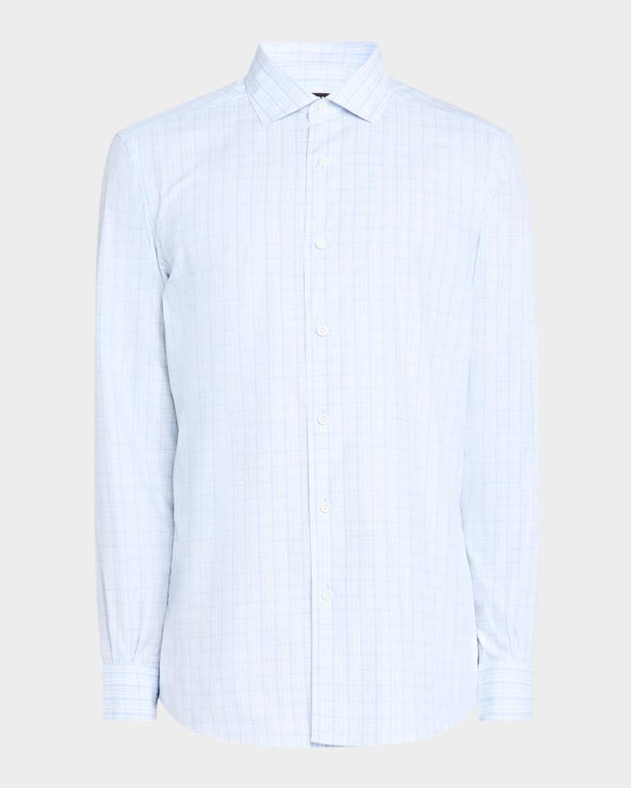 Men's Plaid Sport Shirt Product Image