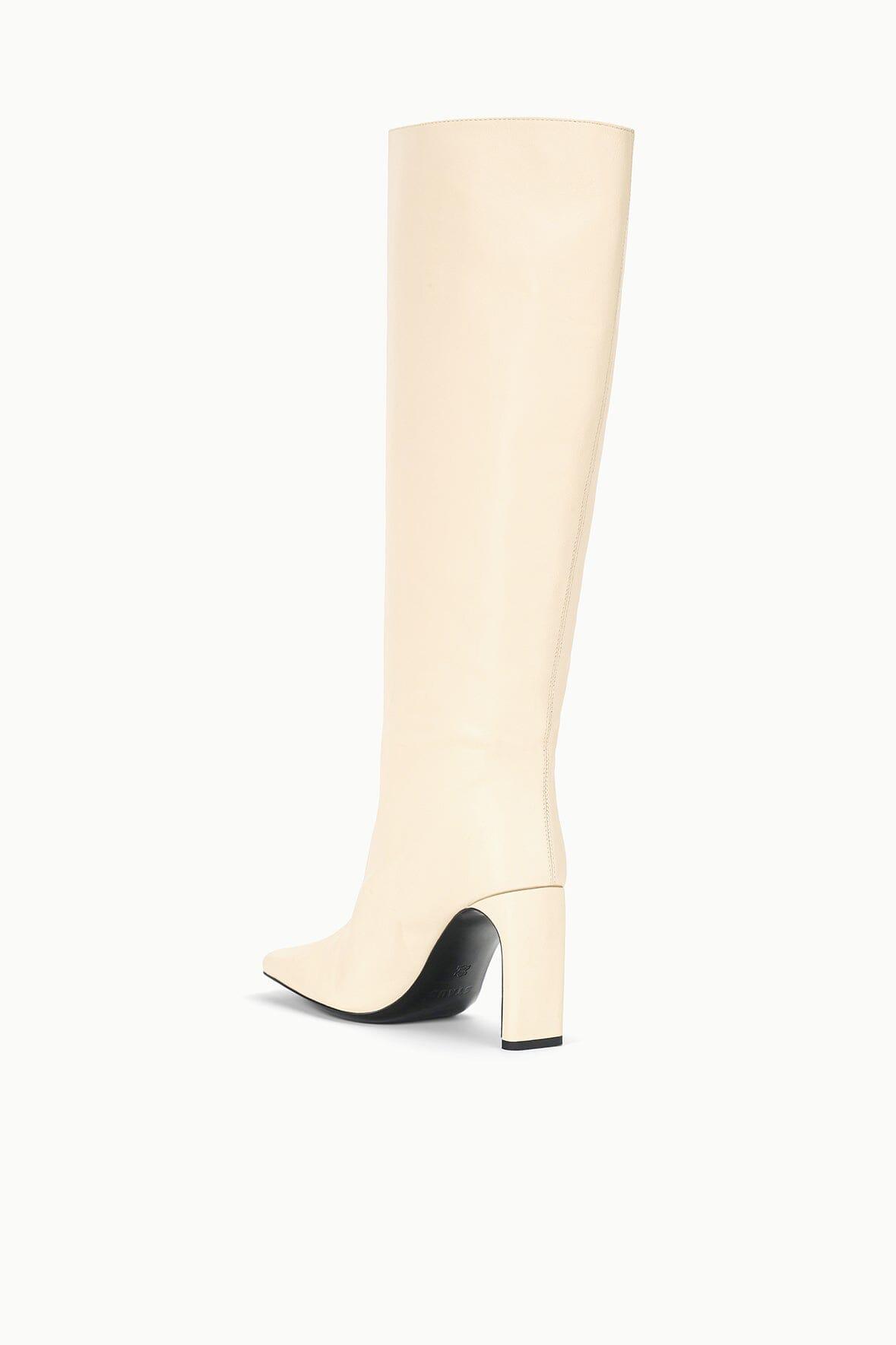 WALLY HIGH HEEL BOOT | CREAM Product Image