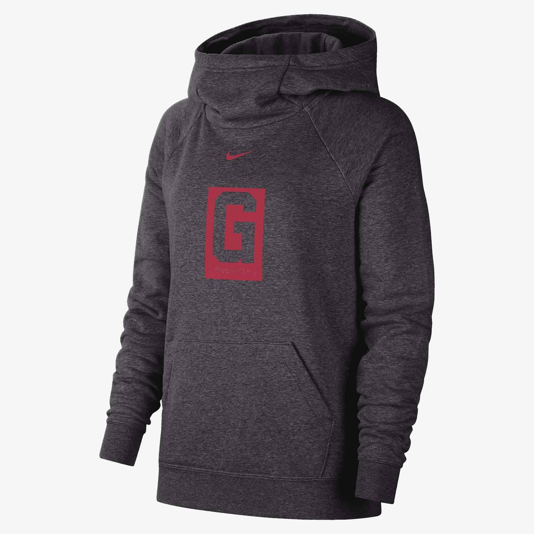 Nike College Essential (Georgia) Women's Funnel-Neck Hoodie Product Image