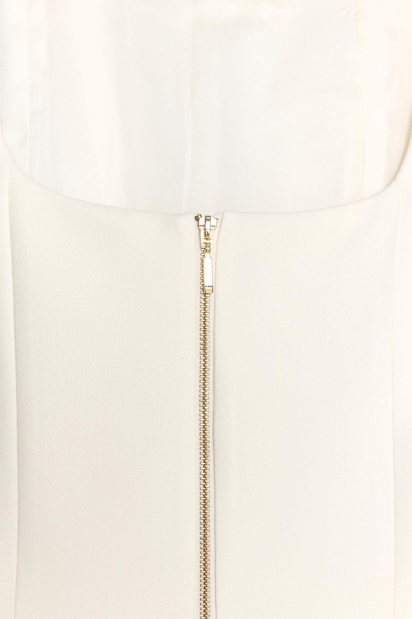 ZIPPER BUSTIER TOP Product Image