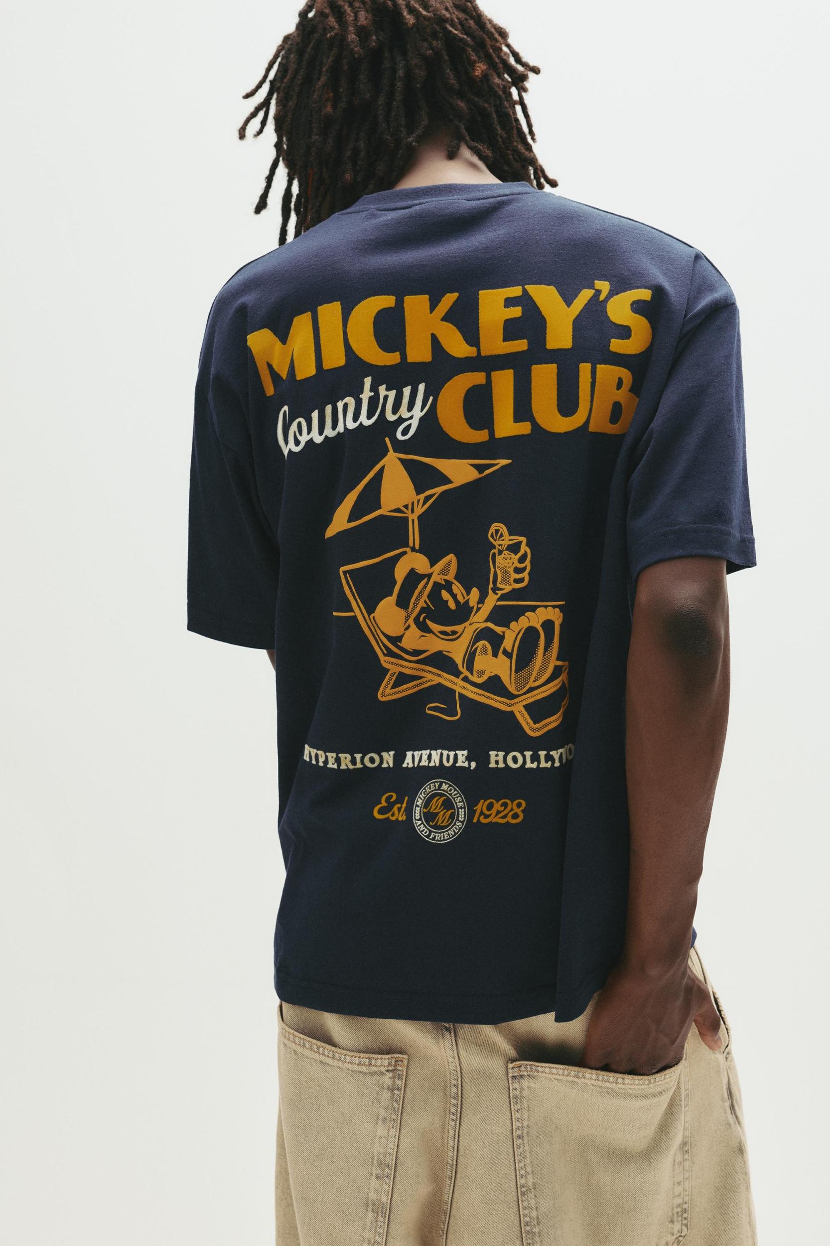 Blue Mickey Mouse T-shirt Product Image