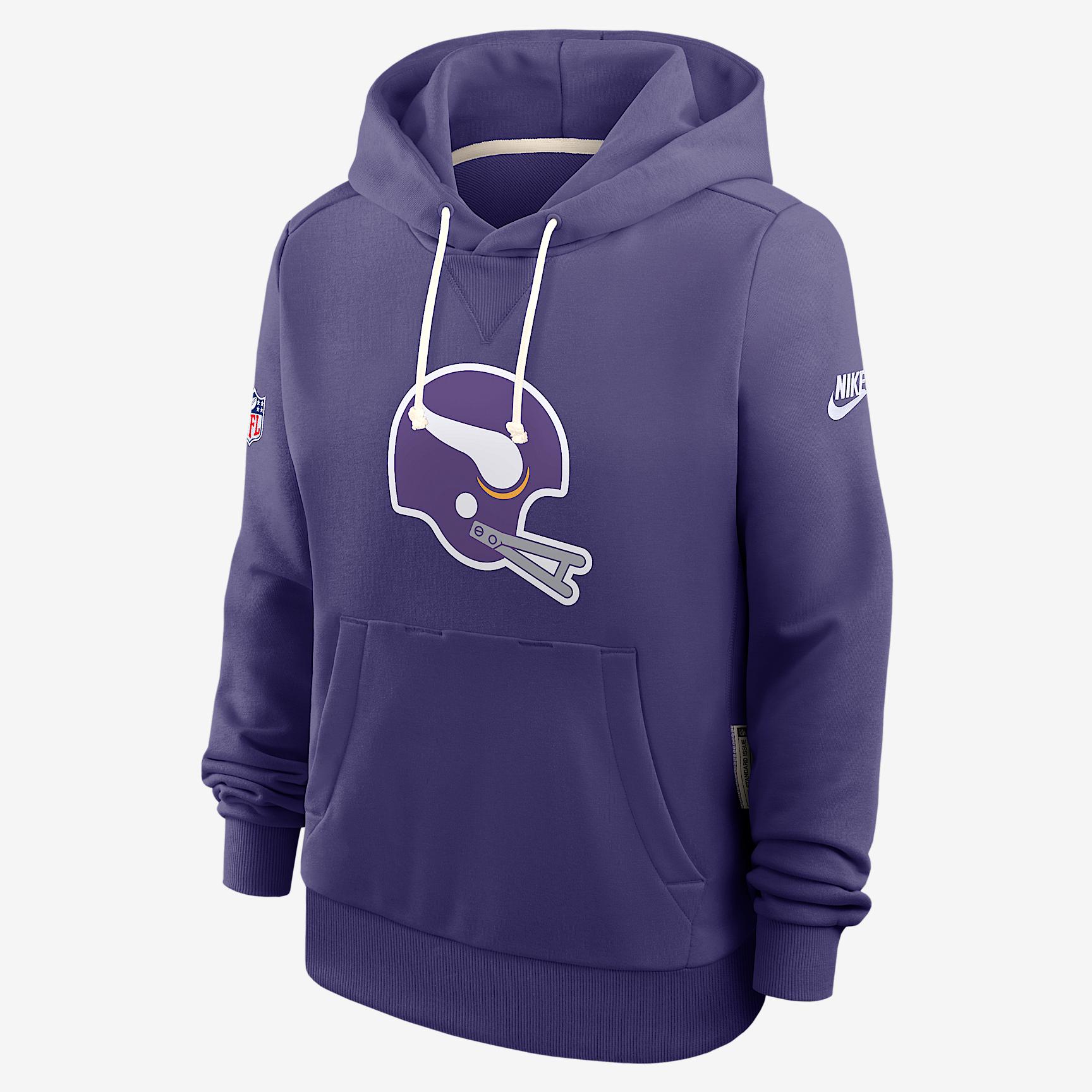 Minnesota Vikings Alt Pack Nike Womens Dri-FIT NFL Pullover Hoodie | 03C352MQ9M-V4T Product Image