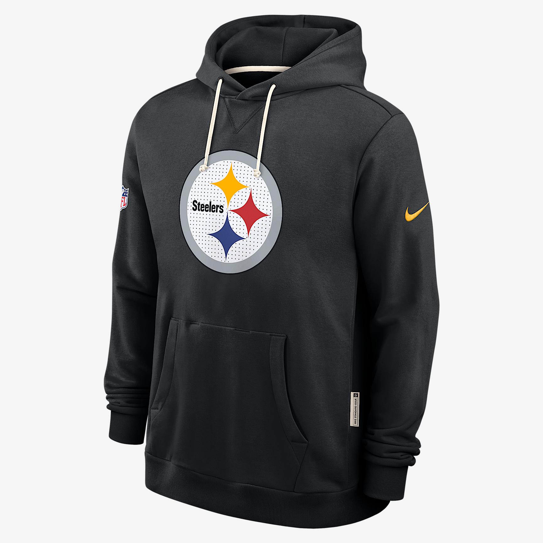 Pittsburgh Steelers Initial Home Sideline Nike Mens Dri-FIT NFL Pullover Hoodie | 03AZ06F7L-A0M Product Image