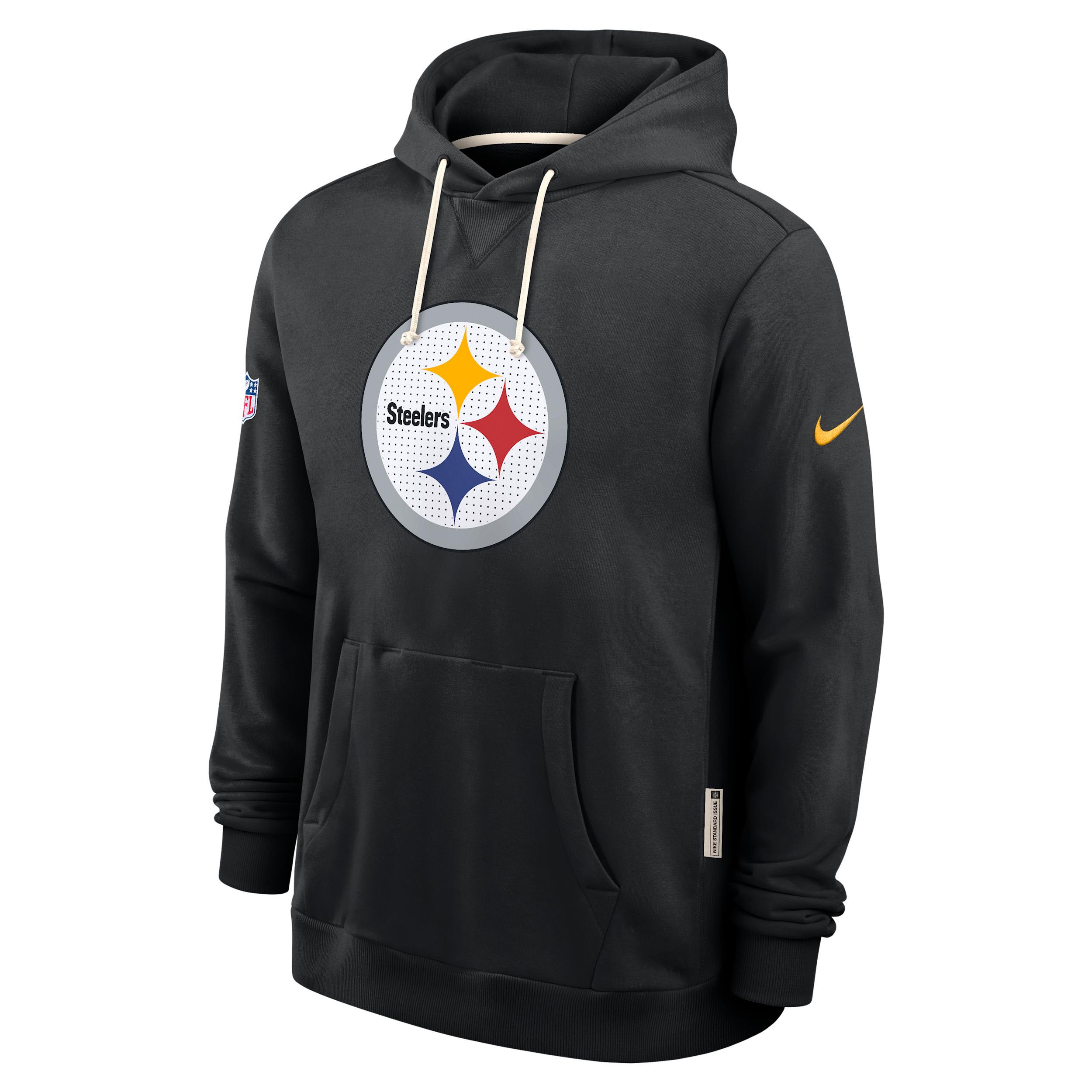 Pittsburgh Steelers Initial Home Sideline Nike Mens Dri-FIT NFL Pullover Hoodie | 03AZ06F7L-A0M Product Image