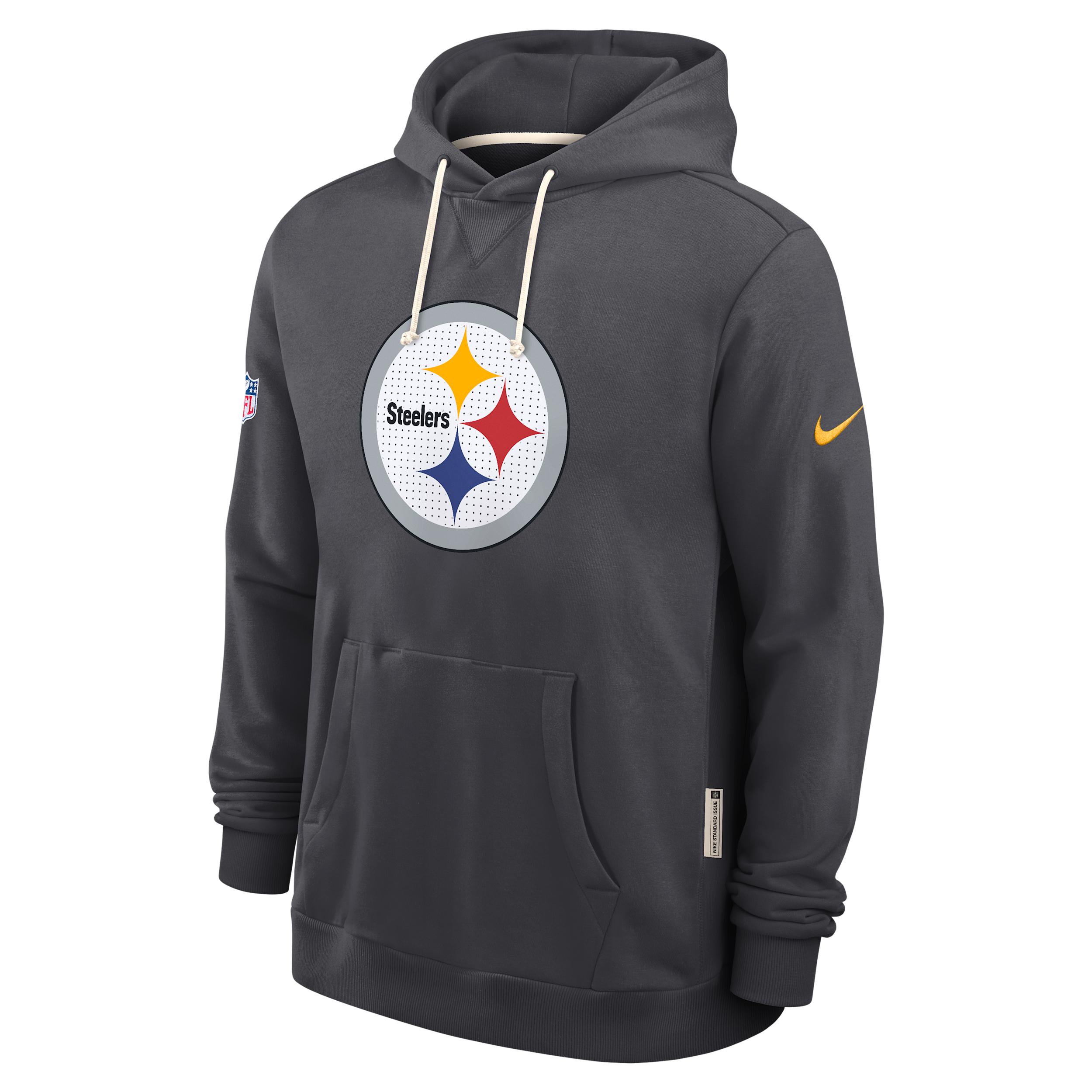 Pittsburgh Steelers Initial Home Sideline Nike Mens Dri-FIT NFL Pullover Hoodie | 03AZ06F7L-A0M Product Image
