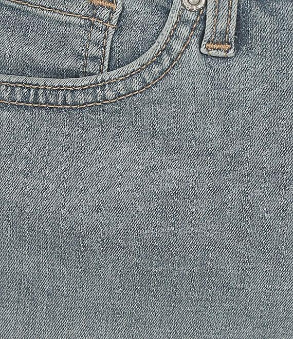 NYDJ Coco Stretch Denim Wide-Leg Frayed Hem Cropped Jeans Product Image