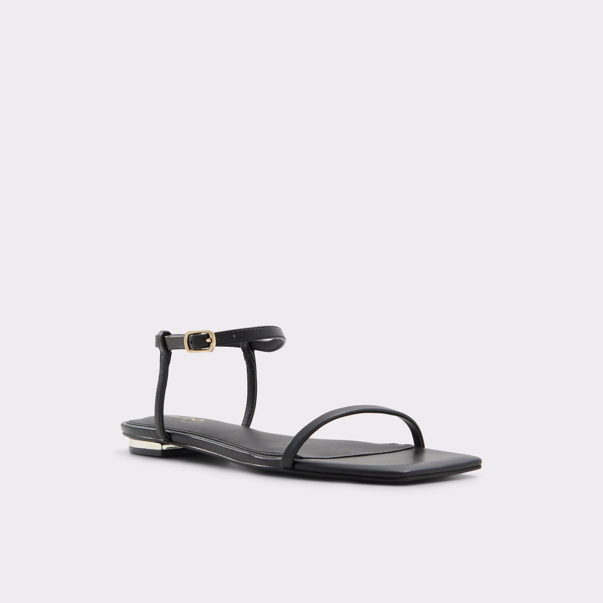 Darlena Black Women's Flat Sandals | ALDO US Product Image