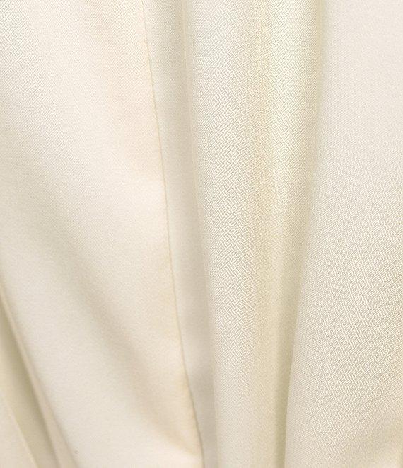 Antonio Melani Roxanne Point Collar Long Sleeve Ruched Tie Waist Button Front Shirt Dress Product Image