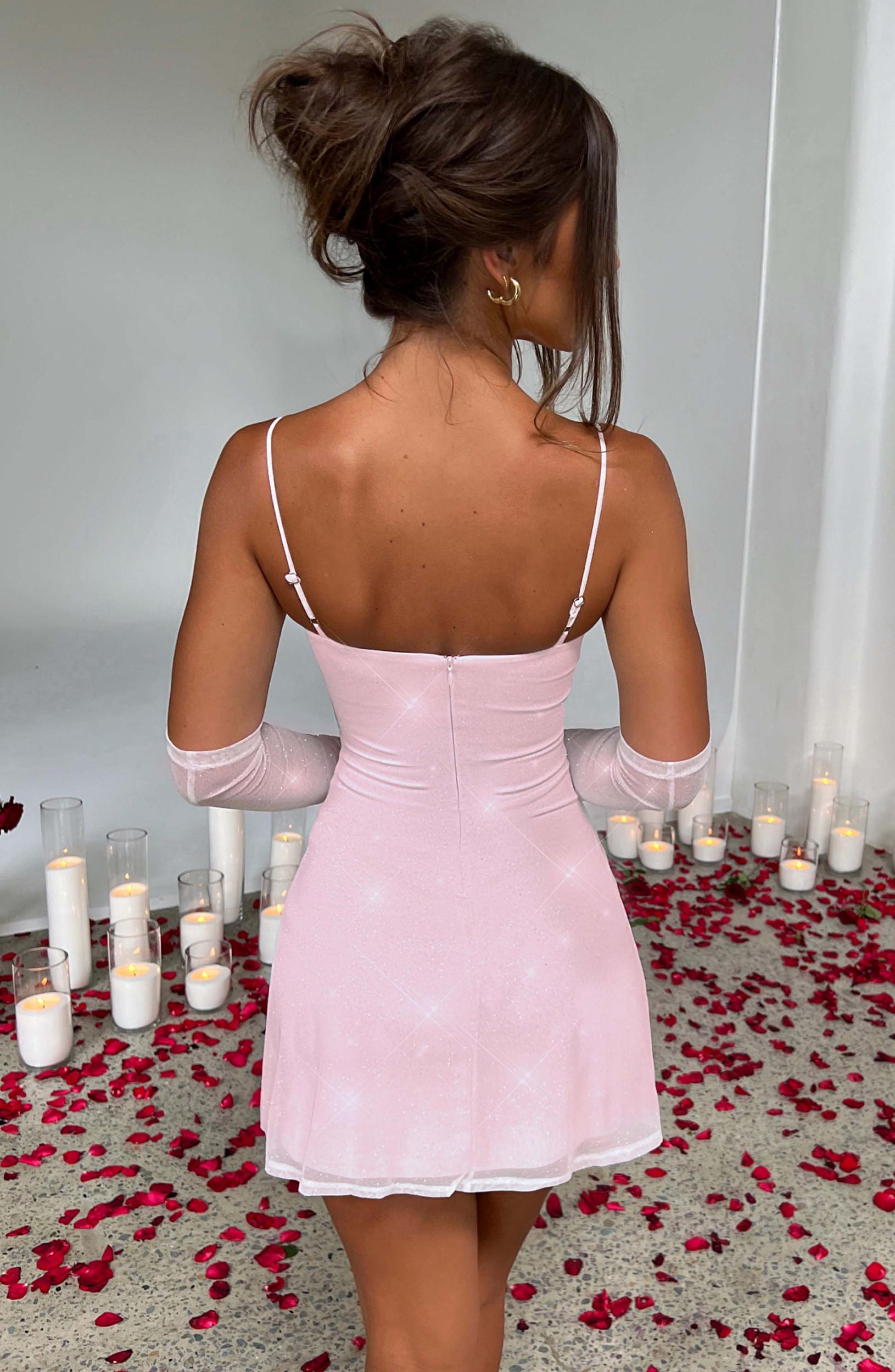 Pixie Mini Dress - Pink Sparkle Product Image