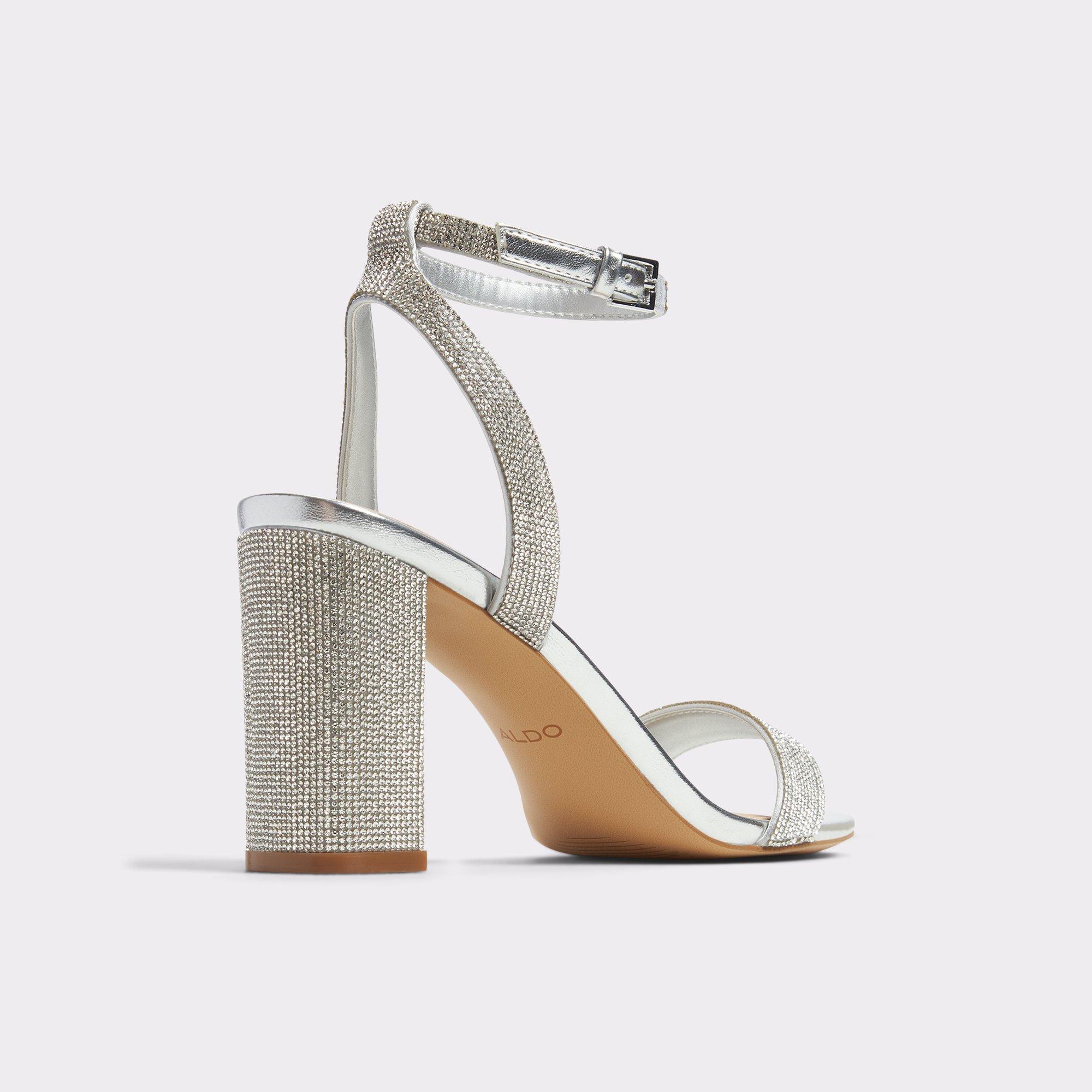Rhiannon Silver Women's Strappy sandals | ALDO US Product Image