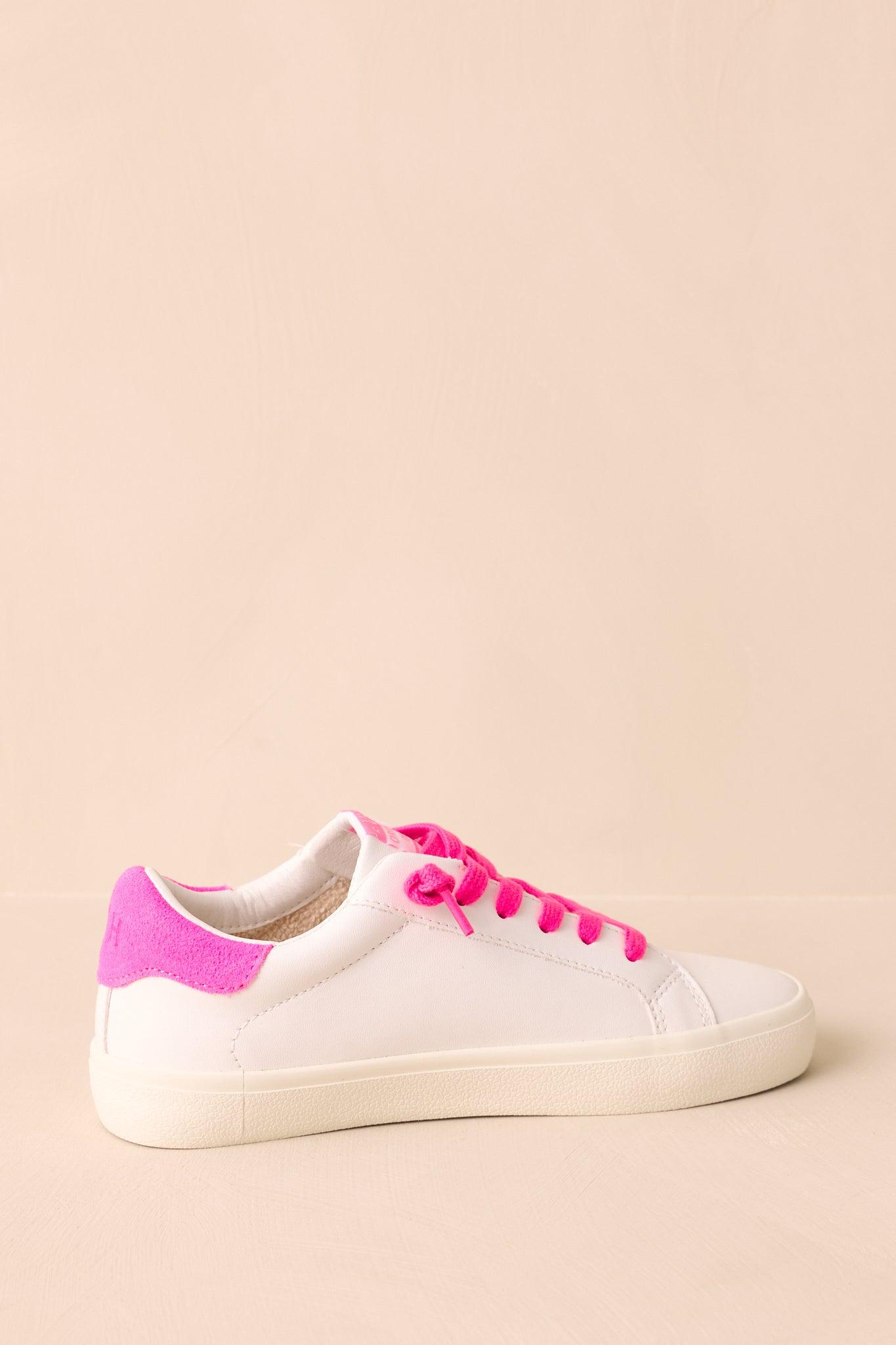 Vintage Havana Original Neon Pink Lace Sneakers Product Image