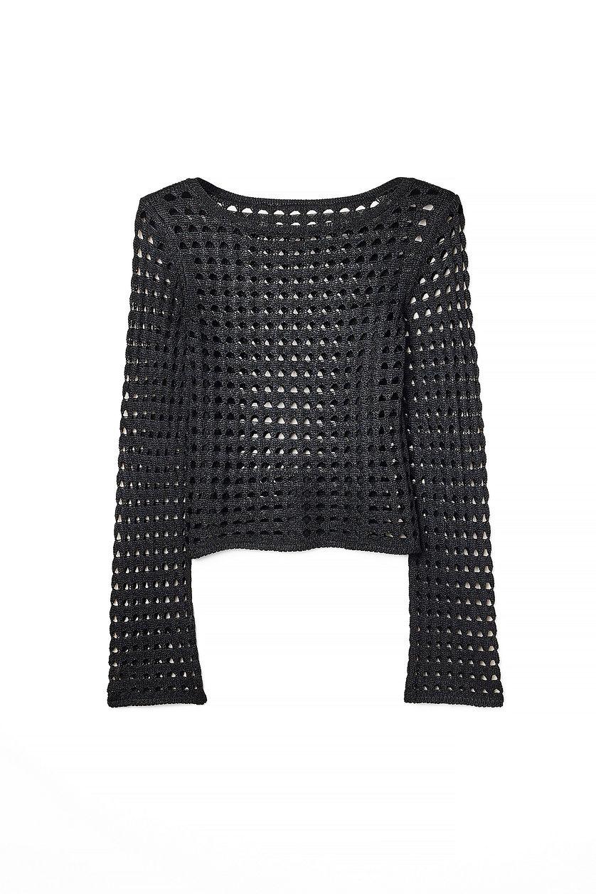 Crochet Knitted Sweater Product Image