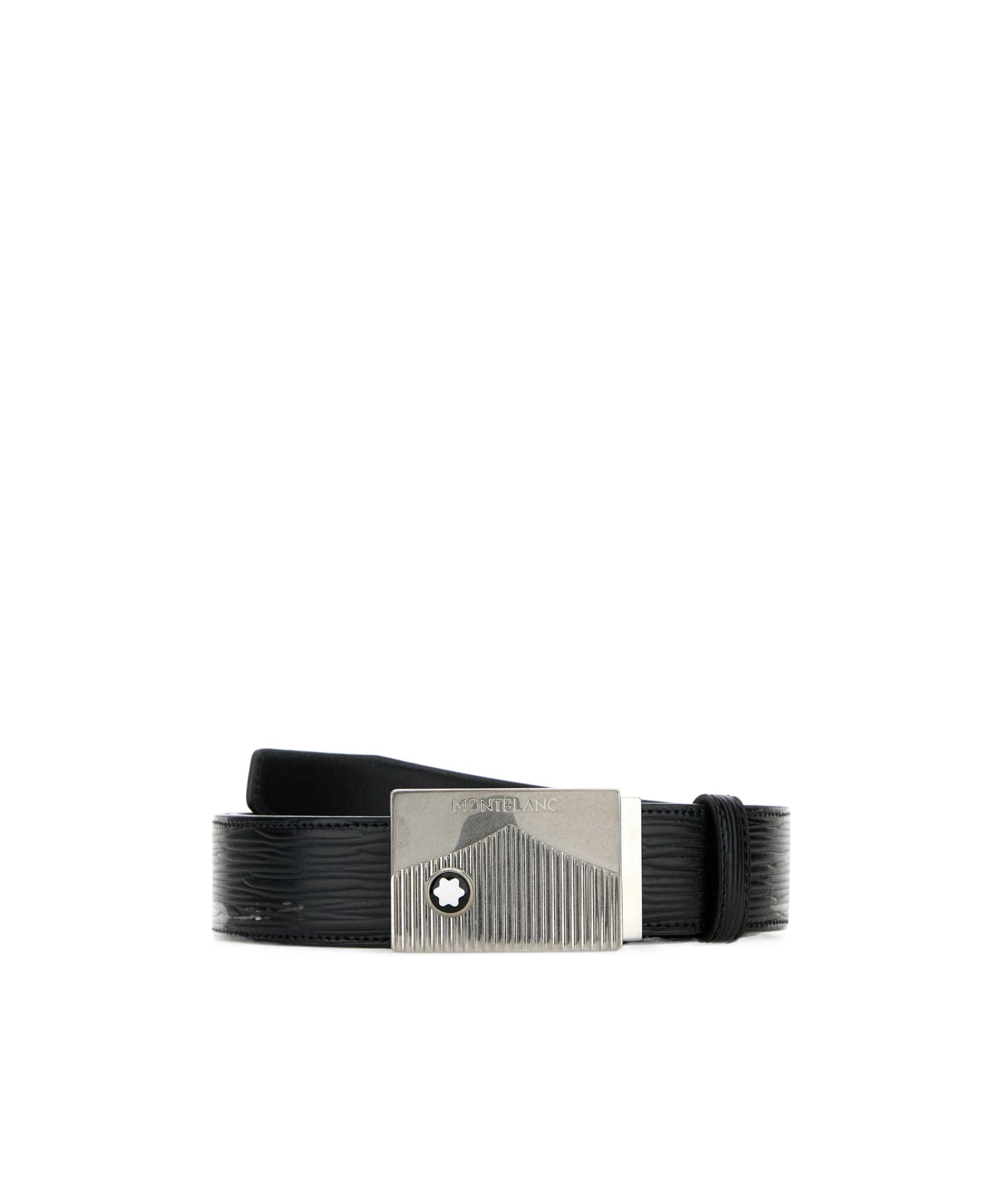MONTBLANC Logo Buckled Reversible Belt In Multi Product Image