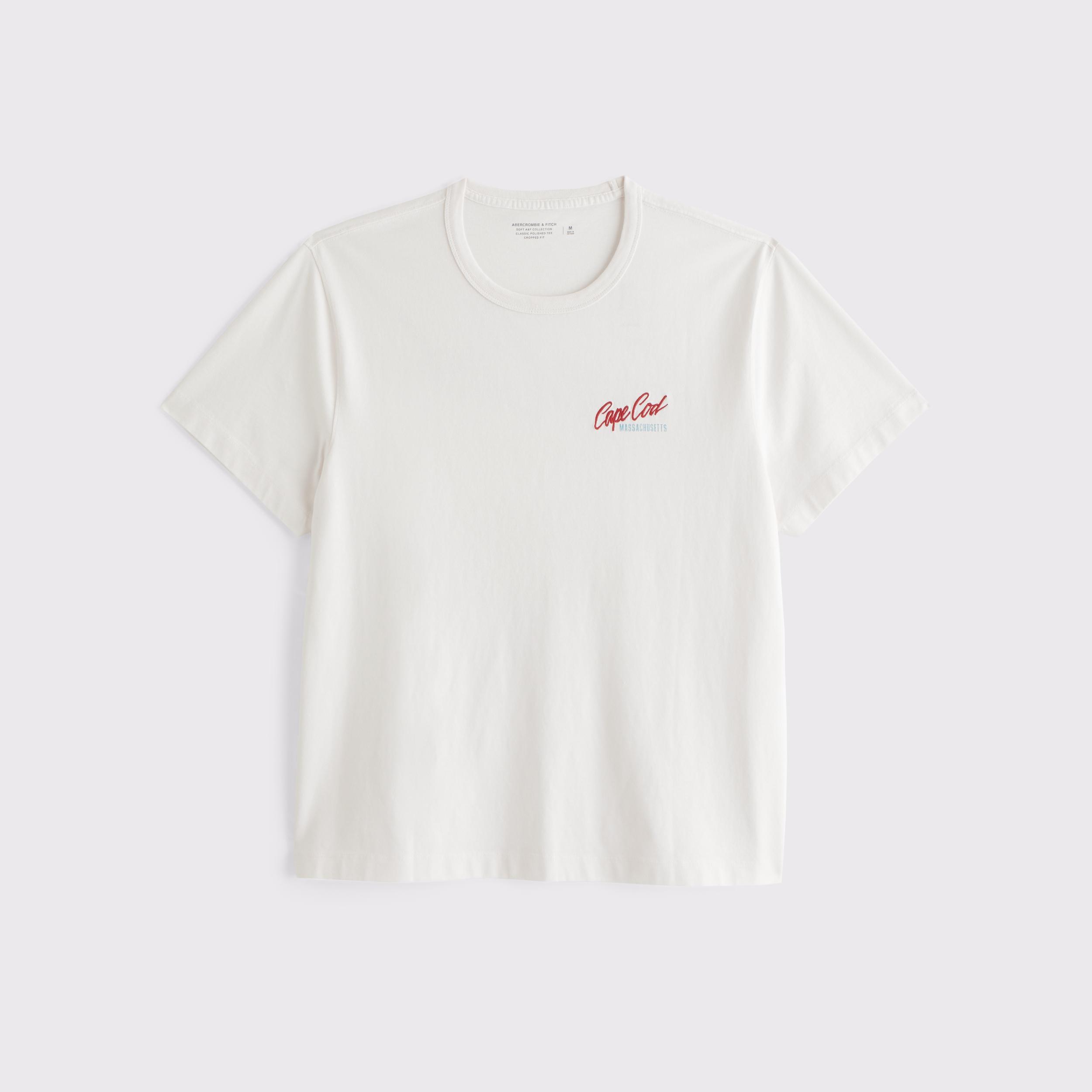 Nautical Classic Polished Cropped Graphic Tee Product Image