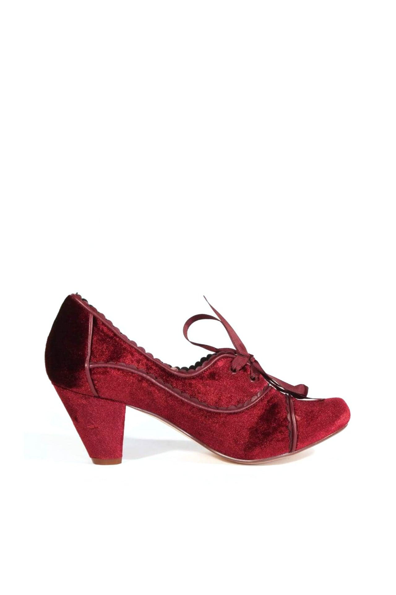 Madison Velvet Retro Heels Product Image