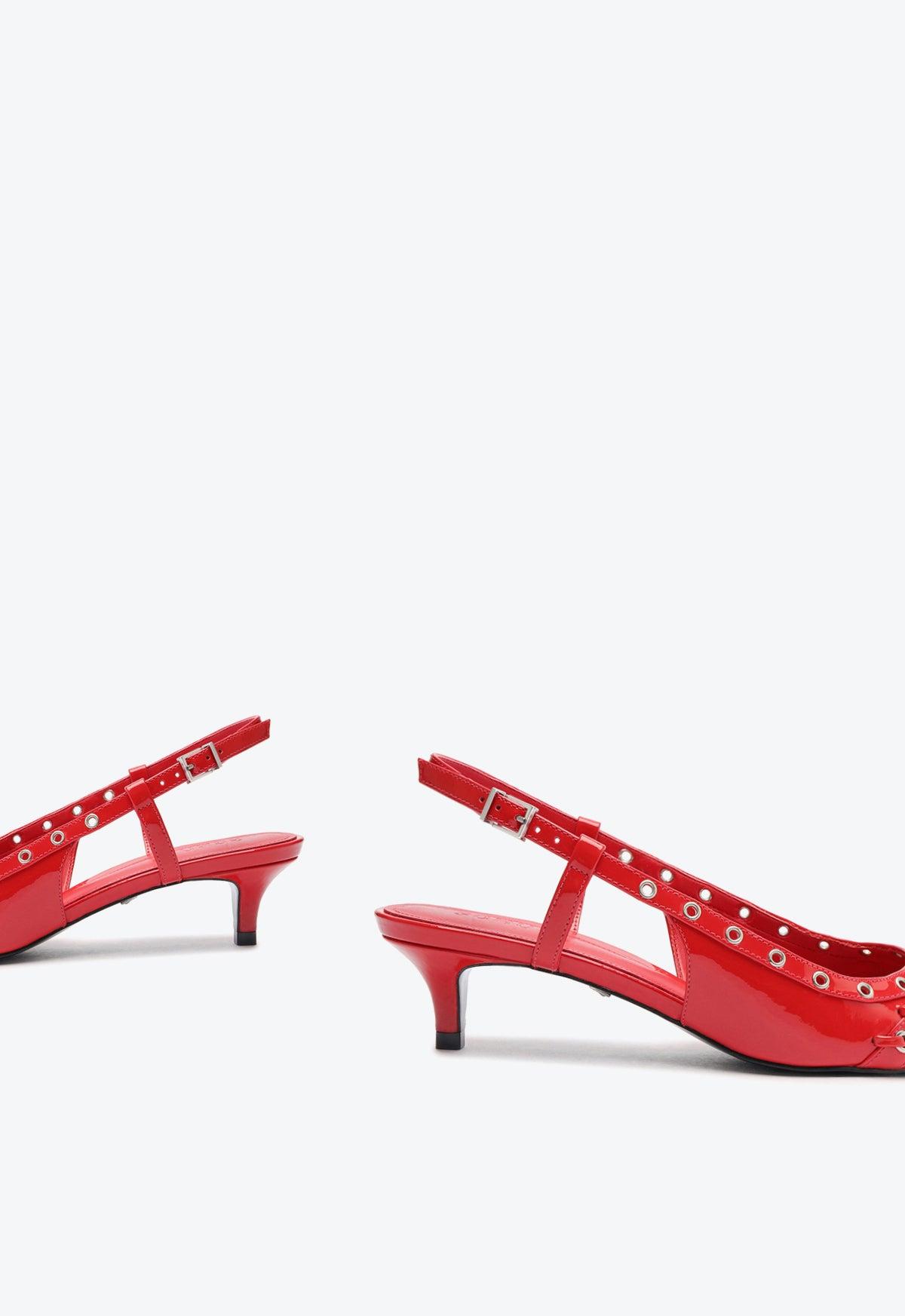 Ruth Mid Patent Leather Pump Product Image